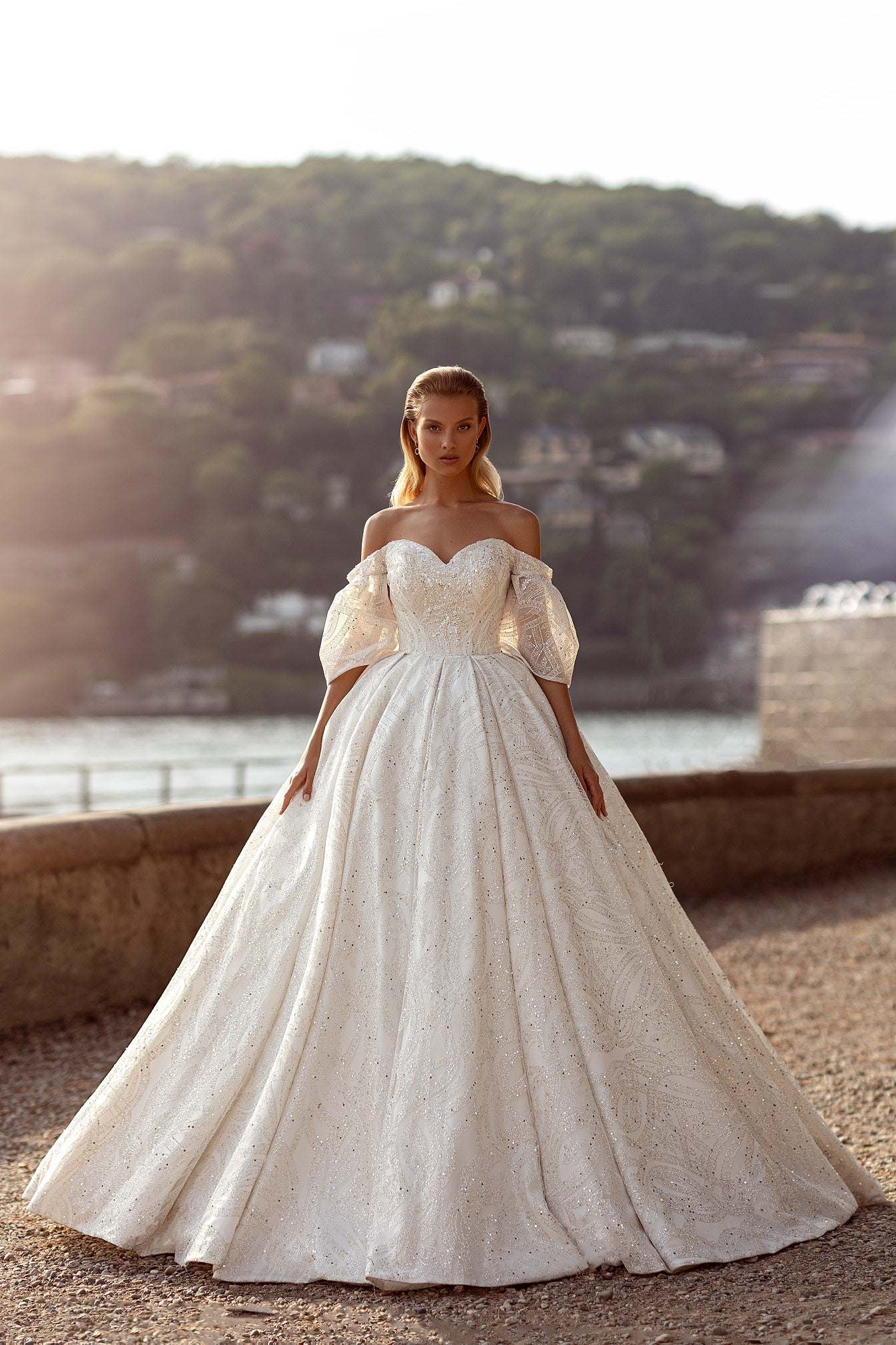Princess ballgown sparkle wedding dress CUSTOM SIZE / Off White Princess ballgown sparkle wedding dress CUSTOM SIZE / Off White