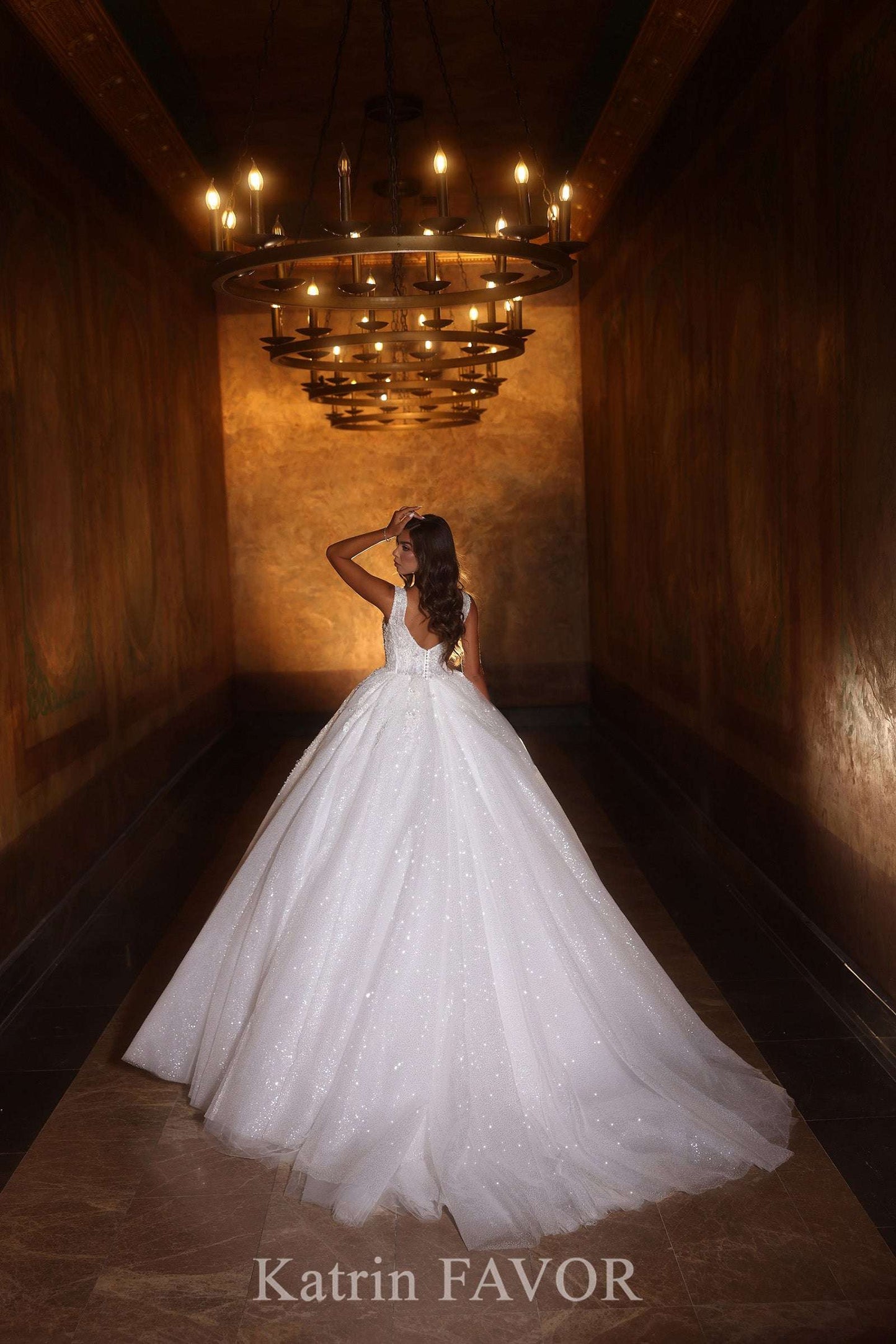 KatrinFAVORboutique-Sparkly tulle ballgown princess wedding dress