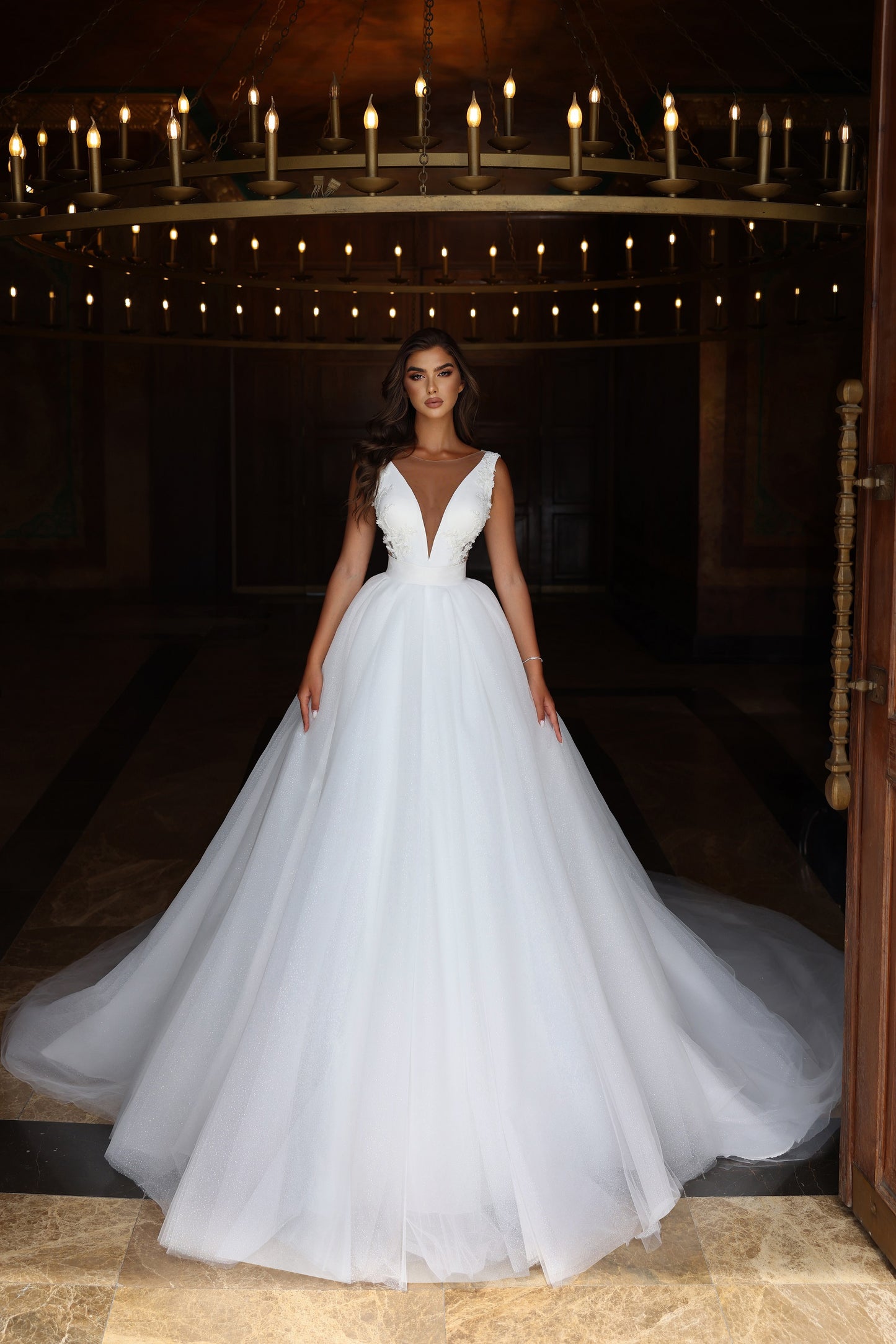 KatrinFAVORboutique-Open back wedding dress mermaid Luxury bridal gowns