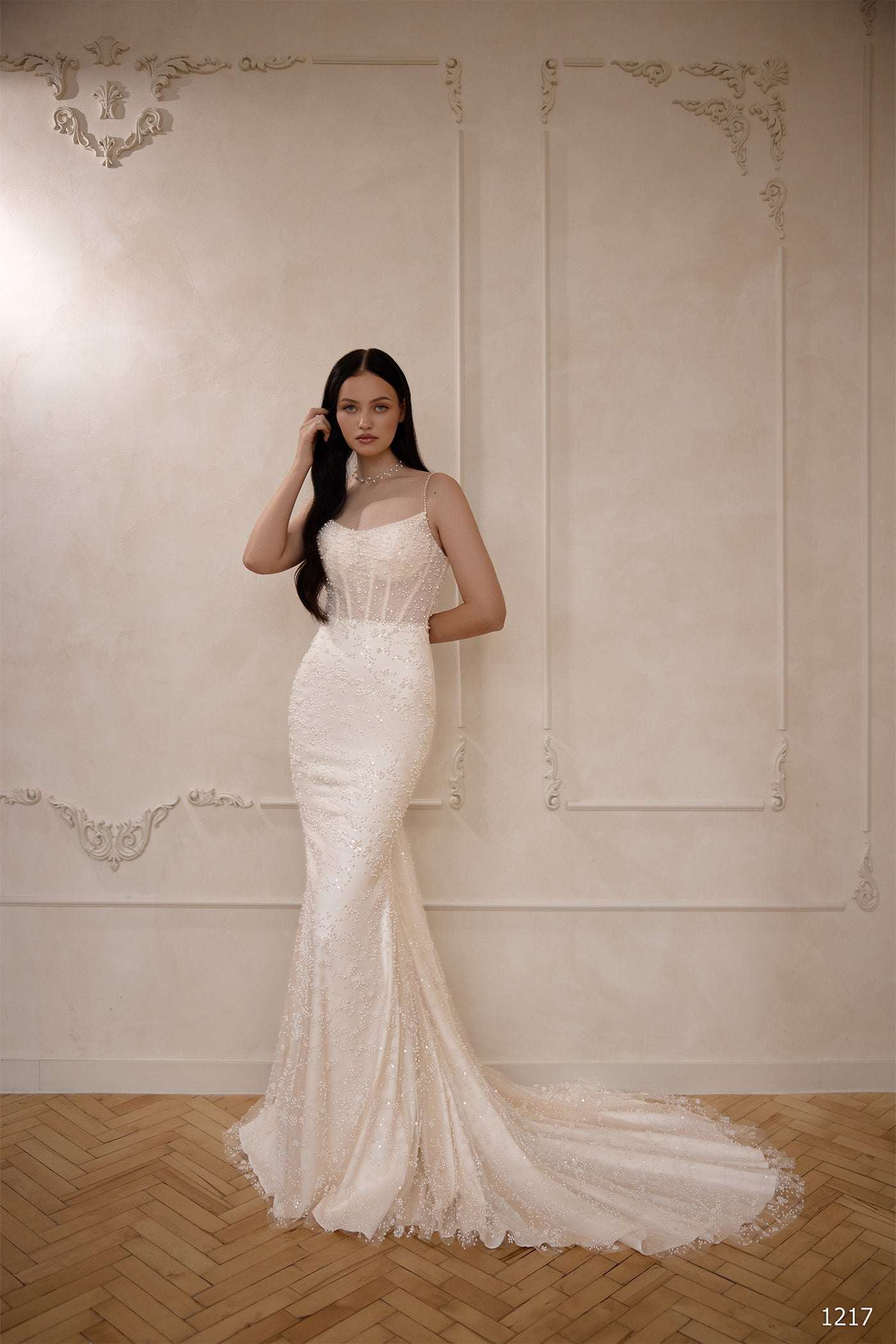 KatrinFAVORboutique-Spaghetti strap wedding gown Gown with removable skirt