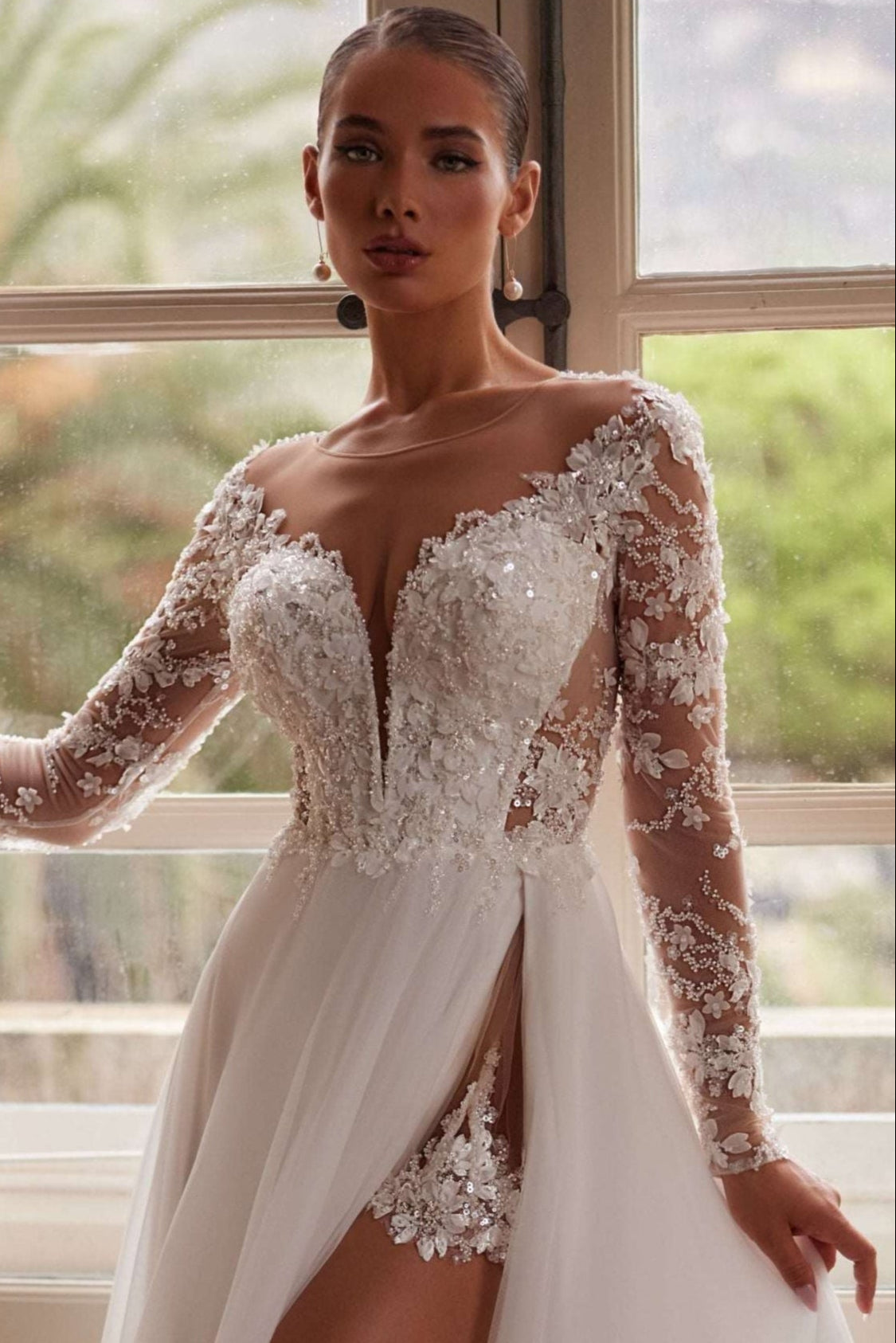 Bridal gown lace sleeves | Modern tulle wedding dresses | KatrinFAVOR Katrin FAVOR boutique Bridal gown lace sleeves | Modern tulle wedding dresses | KatrinFAVOR Katrin FAVOR boutique
