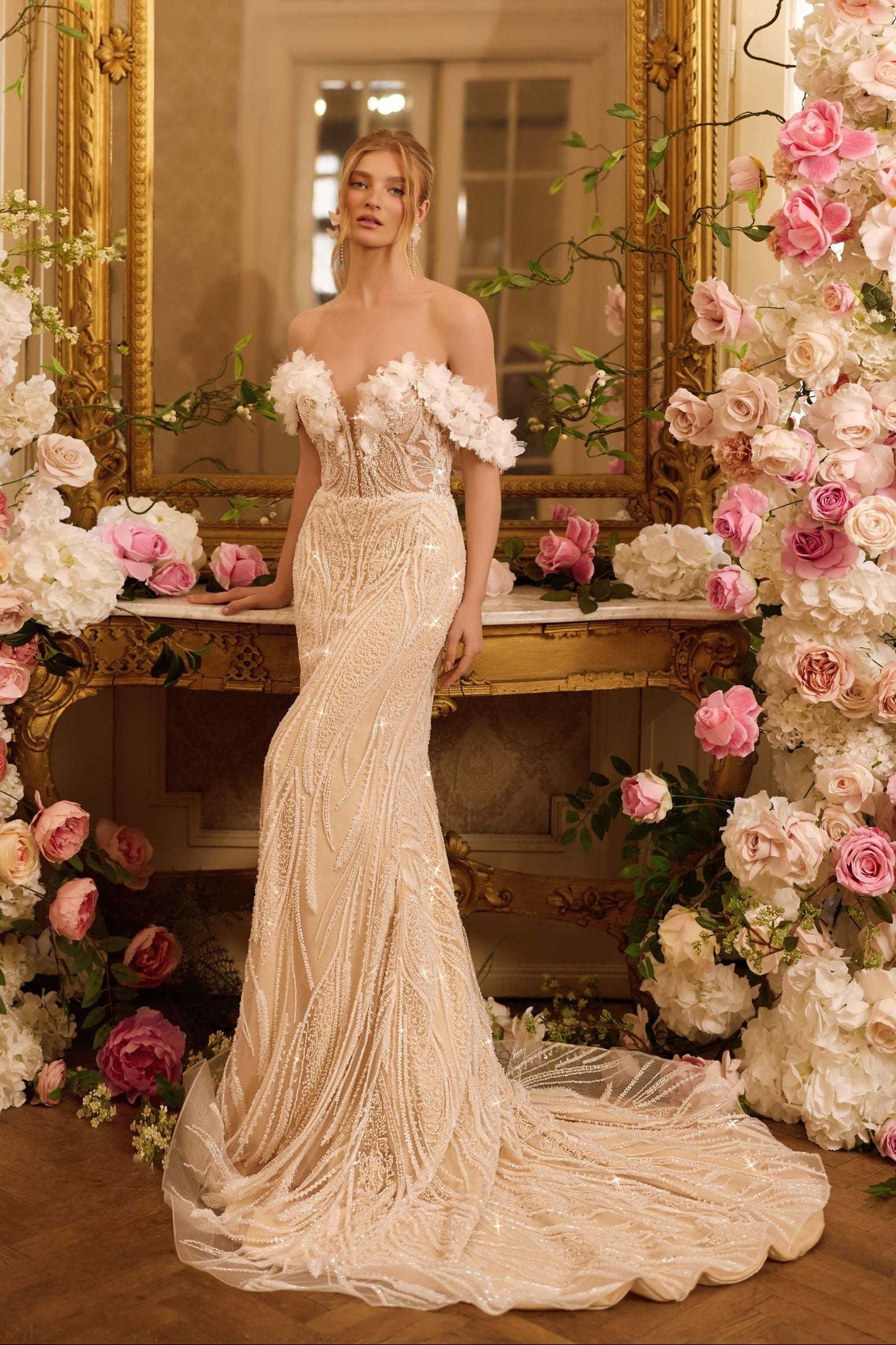 KatrinFAVORboutique-Lace bridal dress Wedding gowns for beach destinations