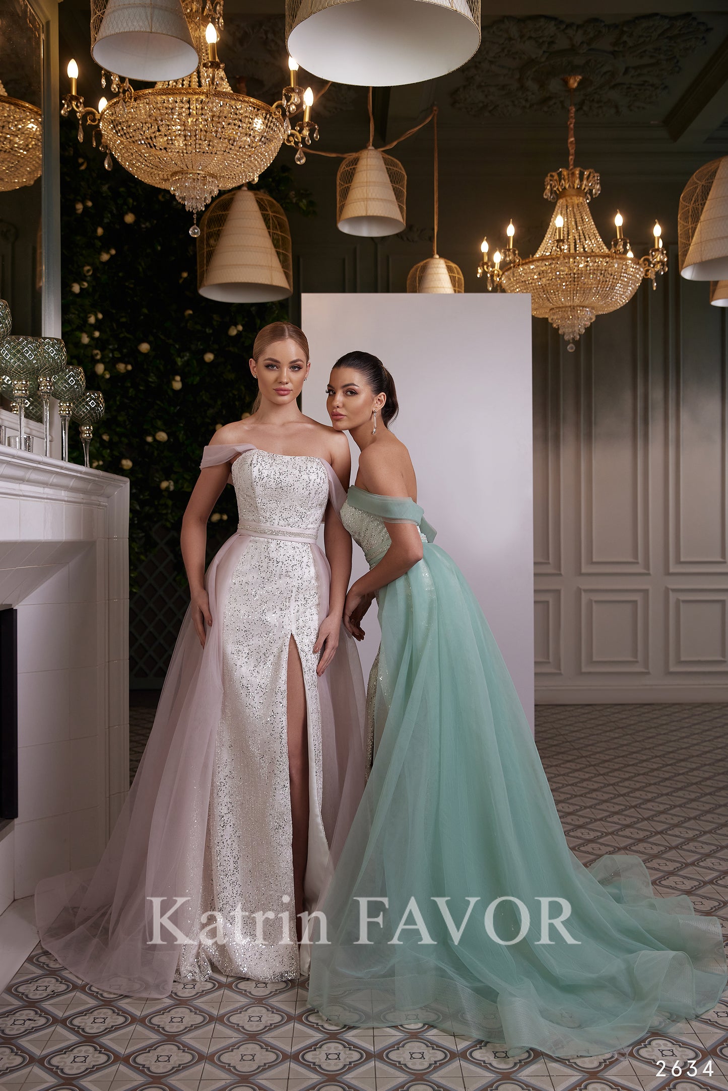 Sparkle fitted sheath reception dress
