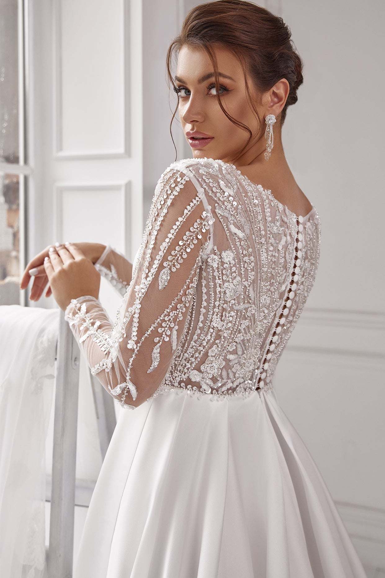 KatrinFAVORboutique-Long tulle dress Non traditional wedding clothes