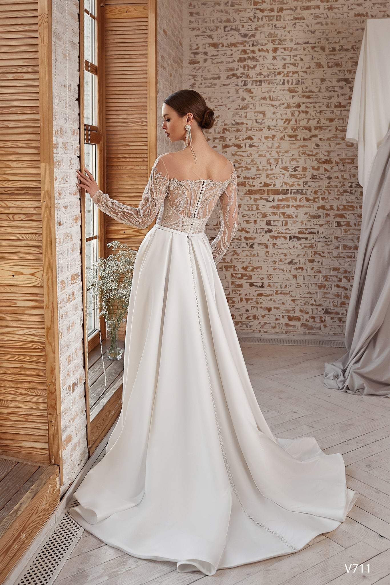 KatrinFAVORboutique-Wedding dress with buttons down the back Bridal styles