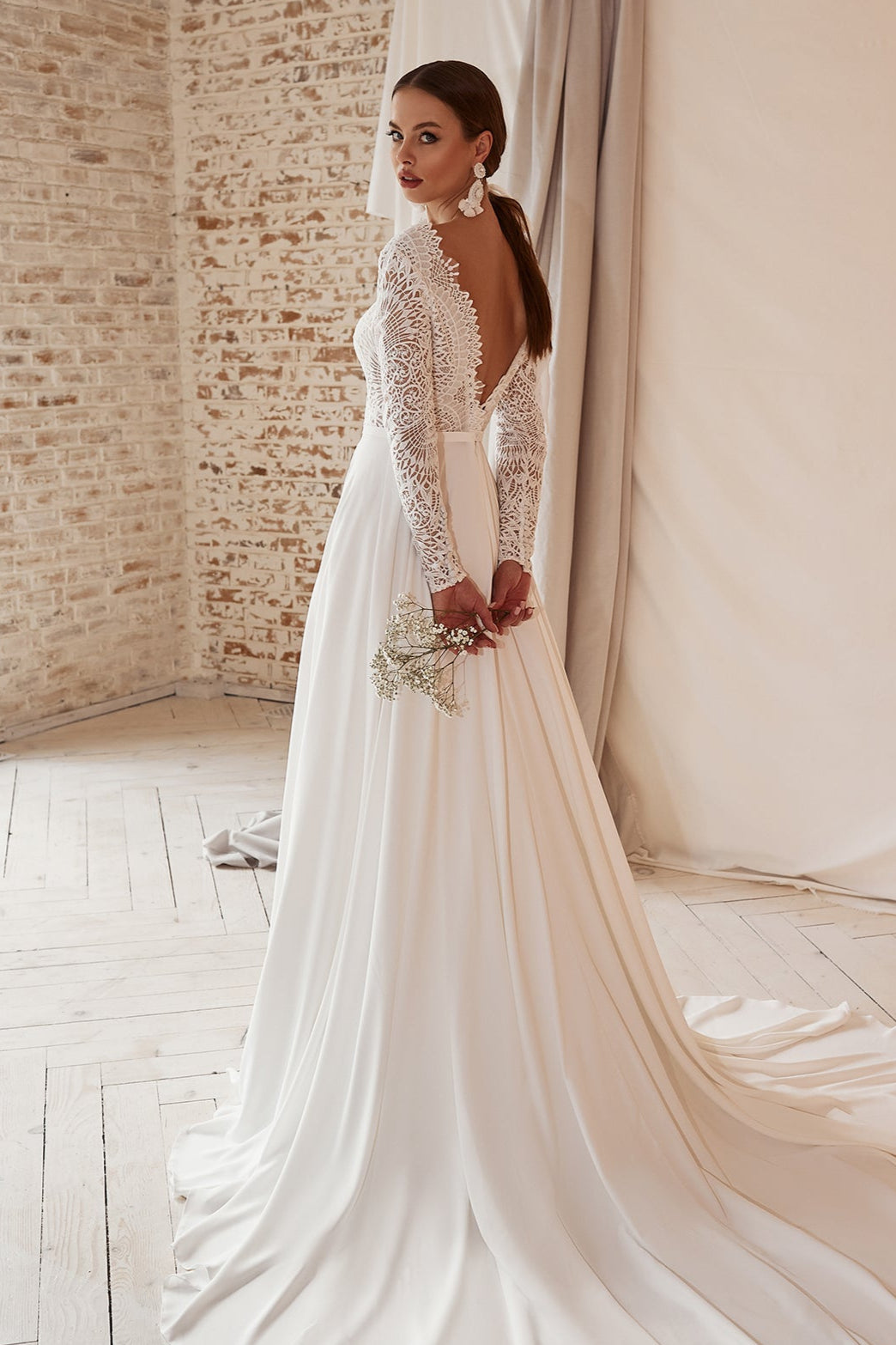 KatrinFAVORboutique-Wedding dress boho sleeves Bohemian wedding outfit