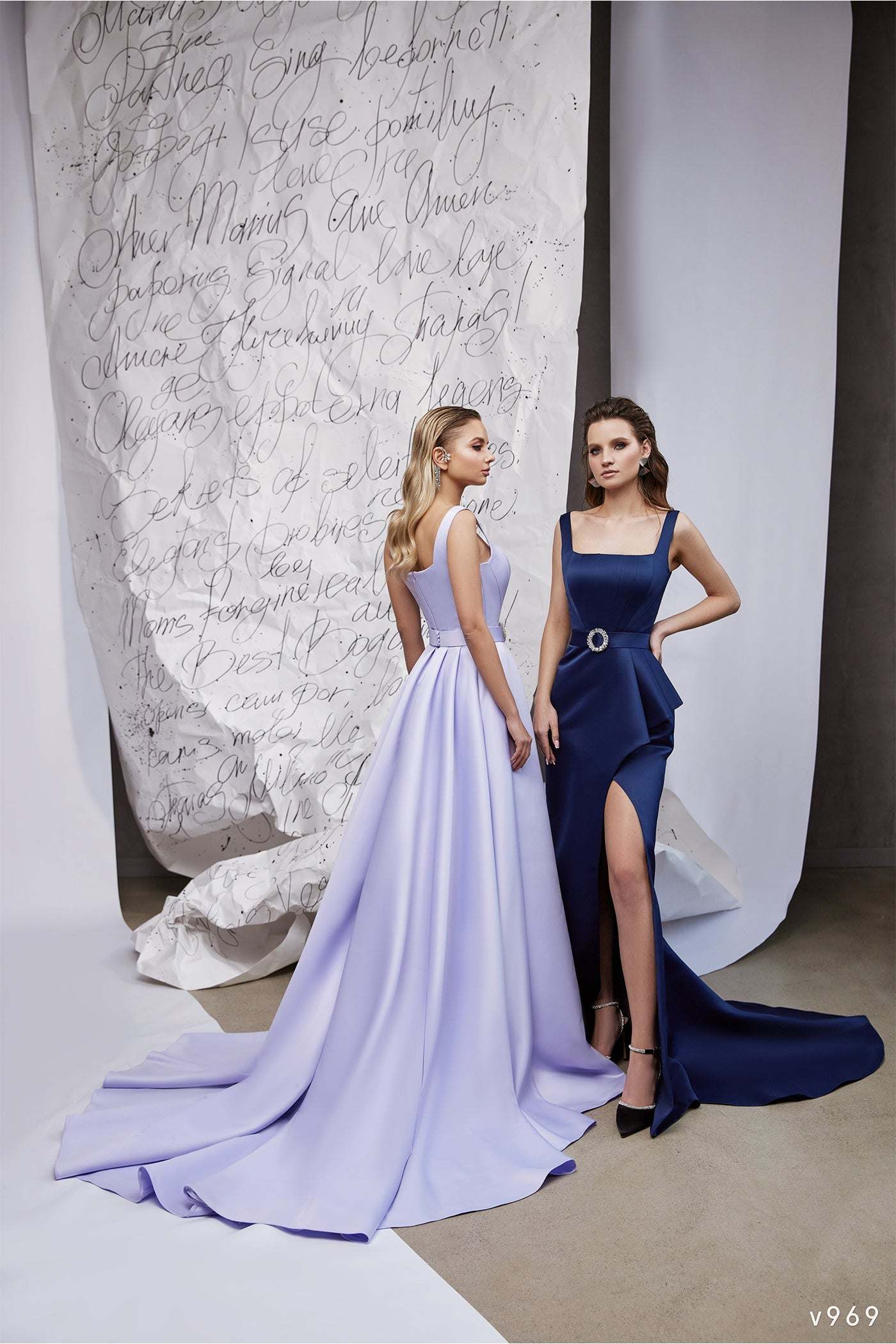 KatrinFAVORboutique-Formal dress square neckline Classy dinner gown styles