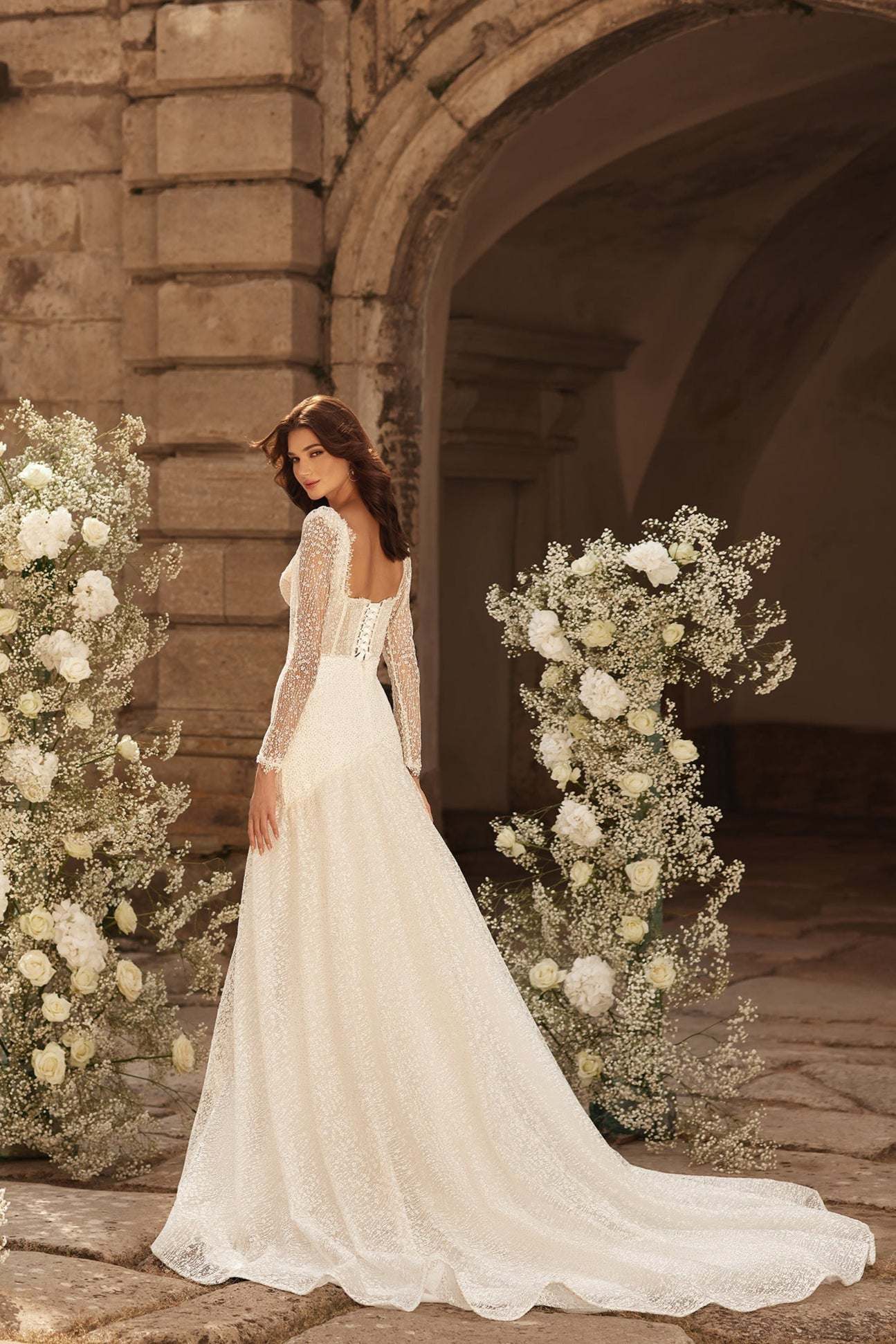 KatrinFAVORboutique-Country style wedding gown Cowgirl wedding dresses