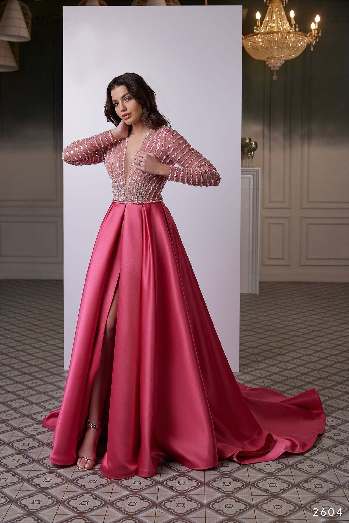 KatrinFAVORboutique-Magenta formal dress Women's special occasion dresses