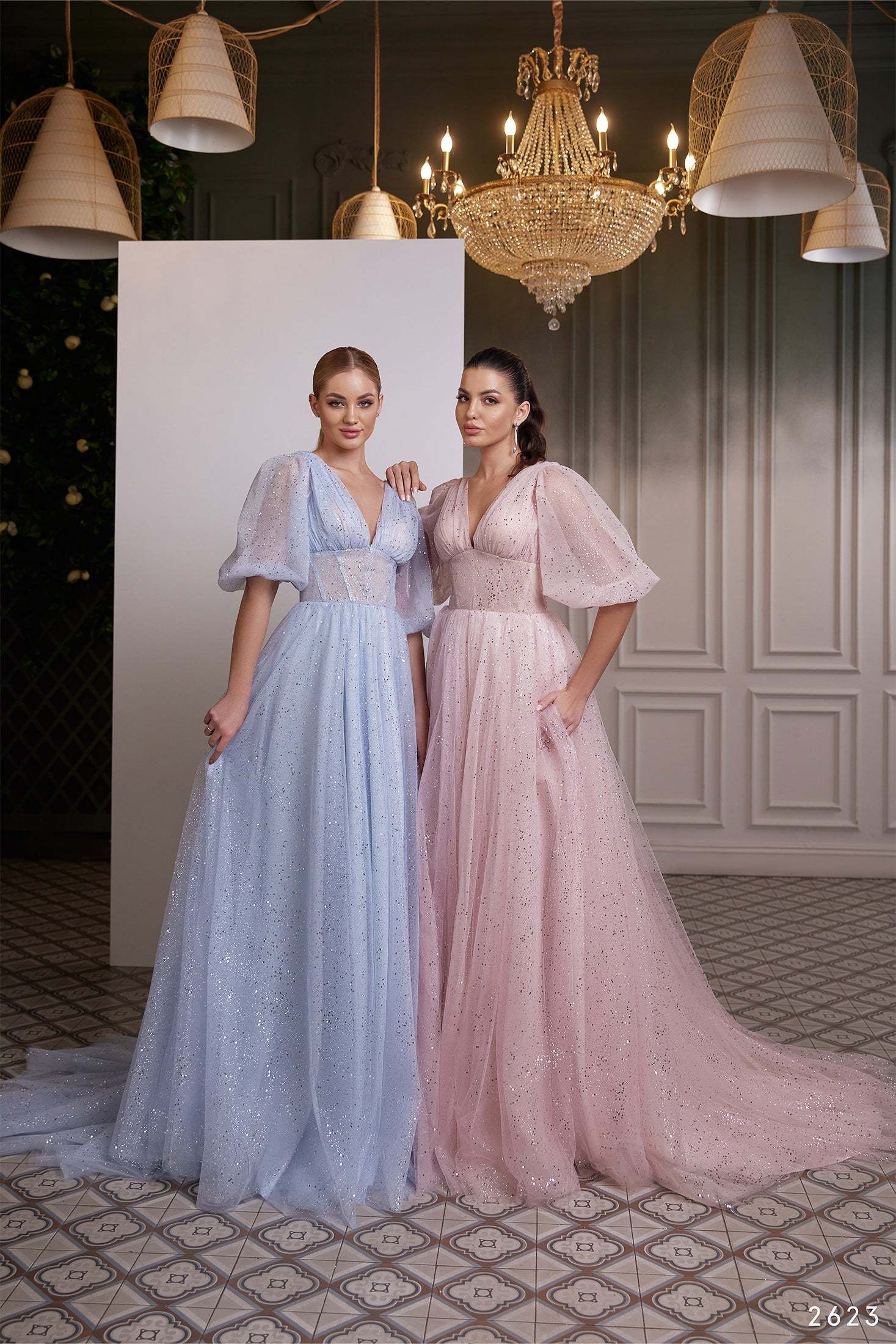Sparkly evening gown | Simple elegant engagement dresses | KatrinFAVOR 2 US / Blush Sparkly evening gown | Simple elegant engagement dresses | KatrinFAVOR 2 US / Blush