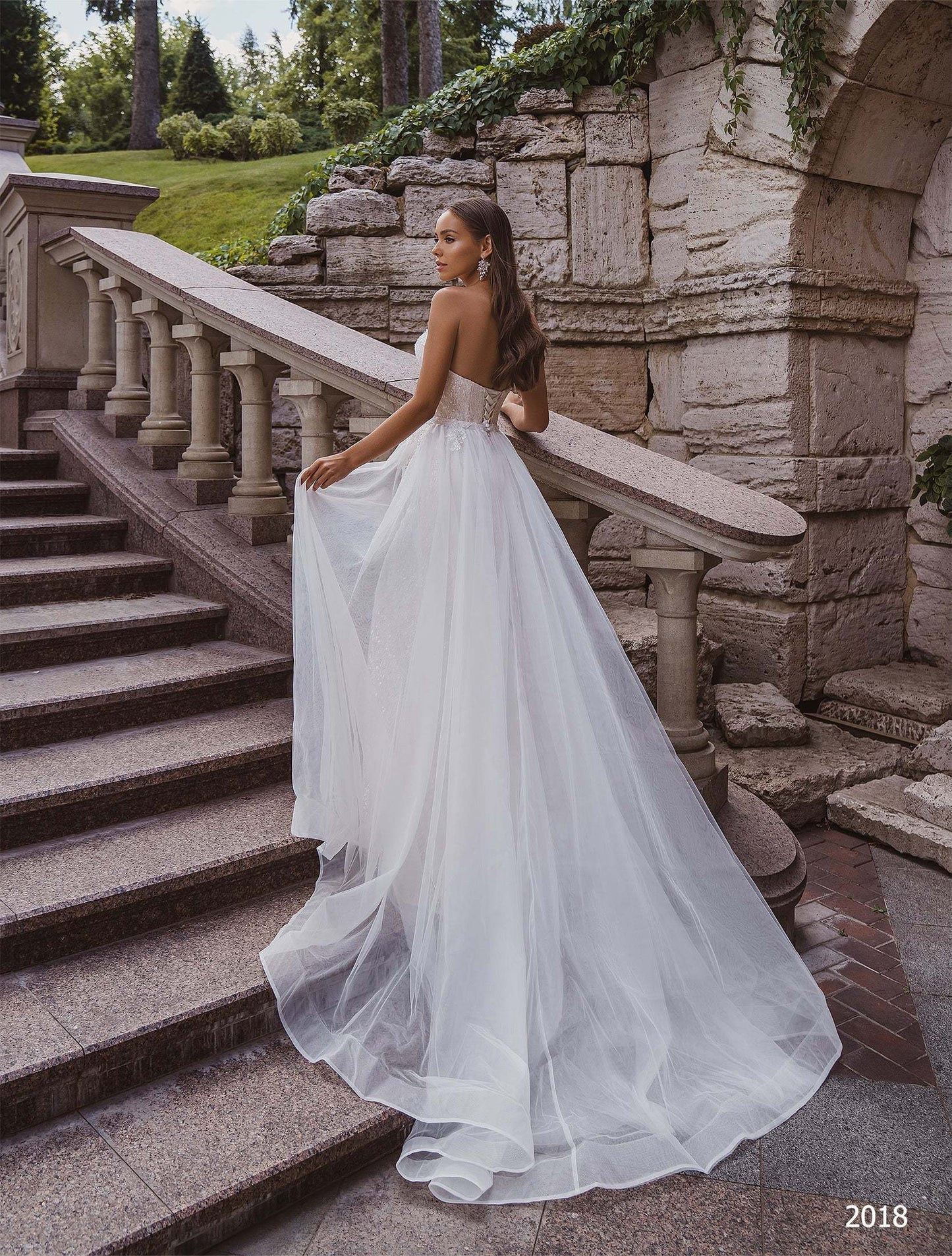 KatrinFAVORboutique-Sequin reception dress Mermaid trumpet bridal gowns