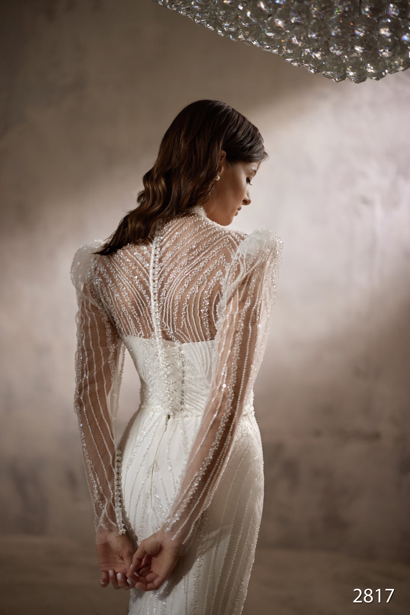 KatrinFAVORboutique-Floral lace wedding dress Fairytale wedding dresses