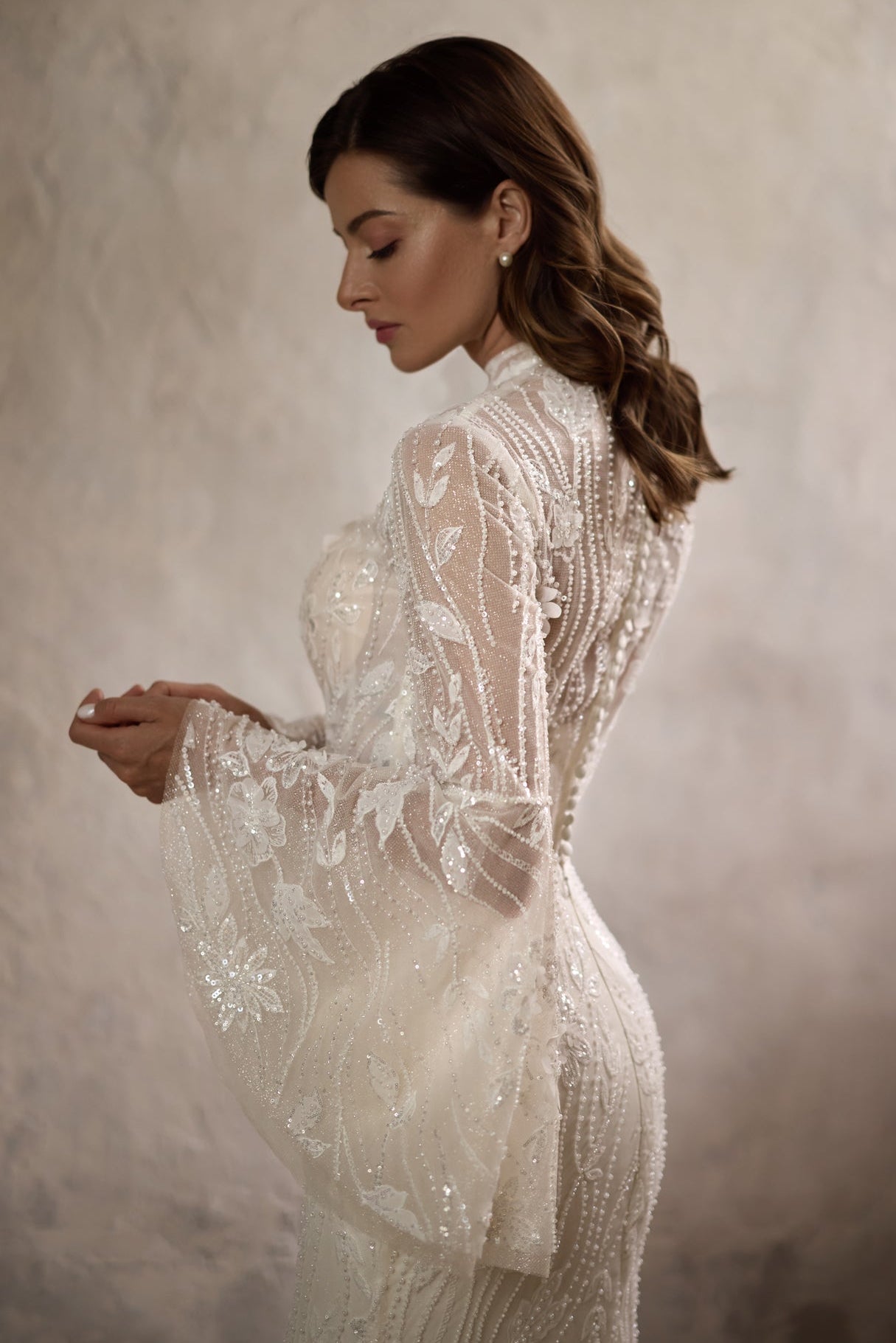 KatrinFAVORboutiue-Romantic off shoulder wedding dress New wedding gowns