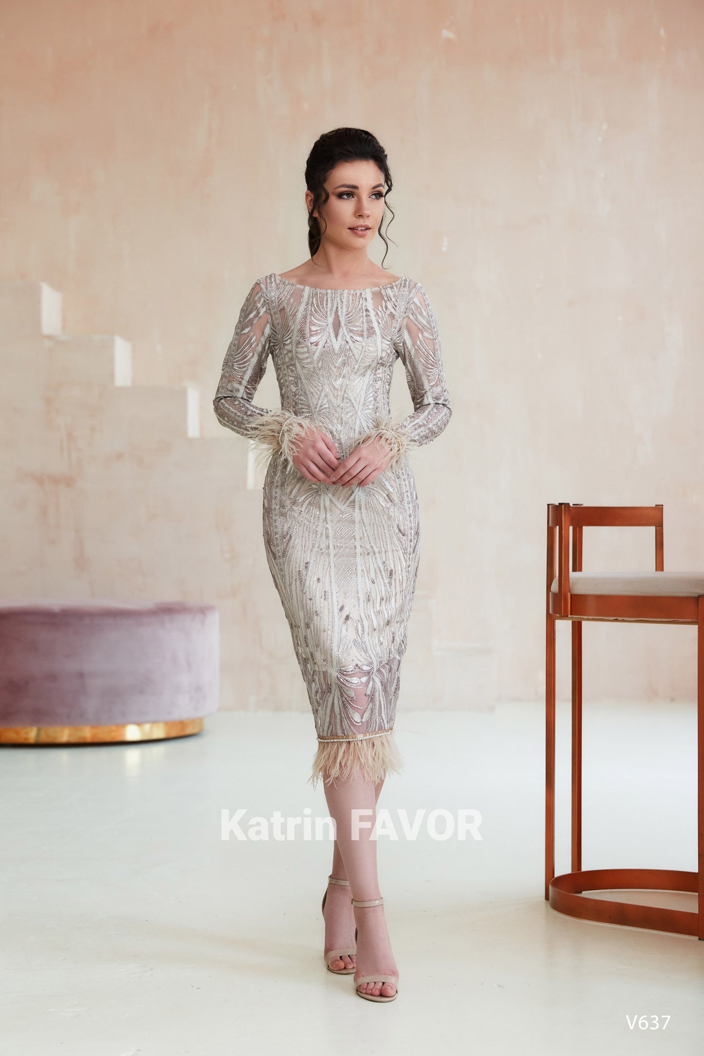 Mother of the bride dress midi