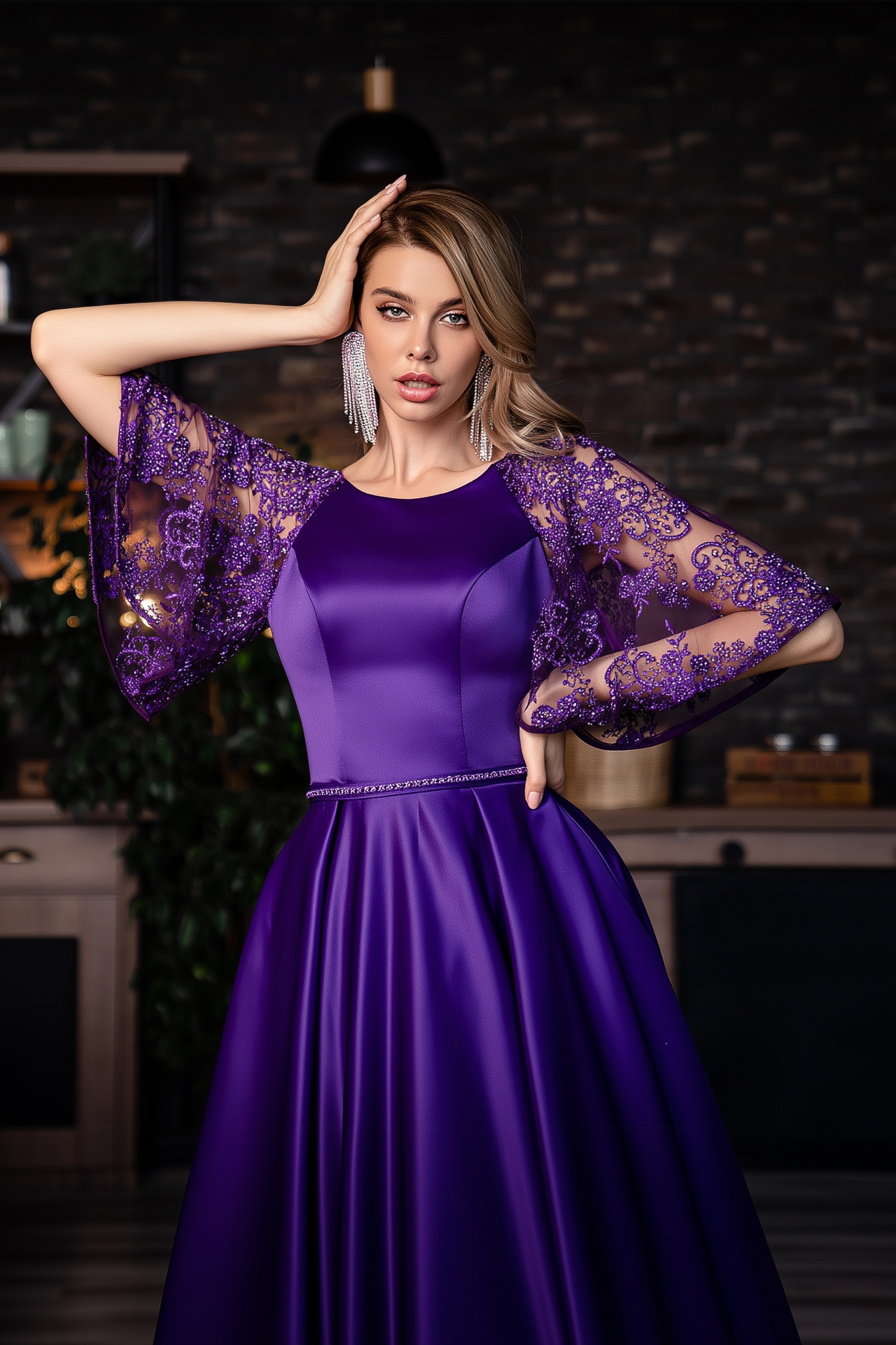 Modest evening dress Classic elegant evening gowns KatrinFAVOR