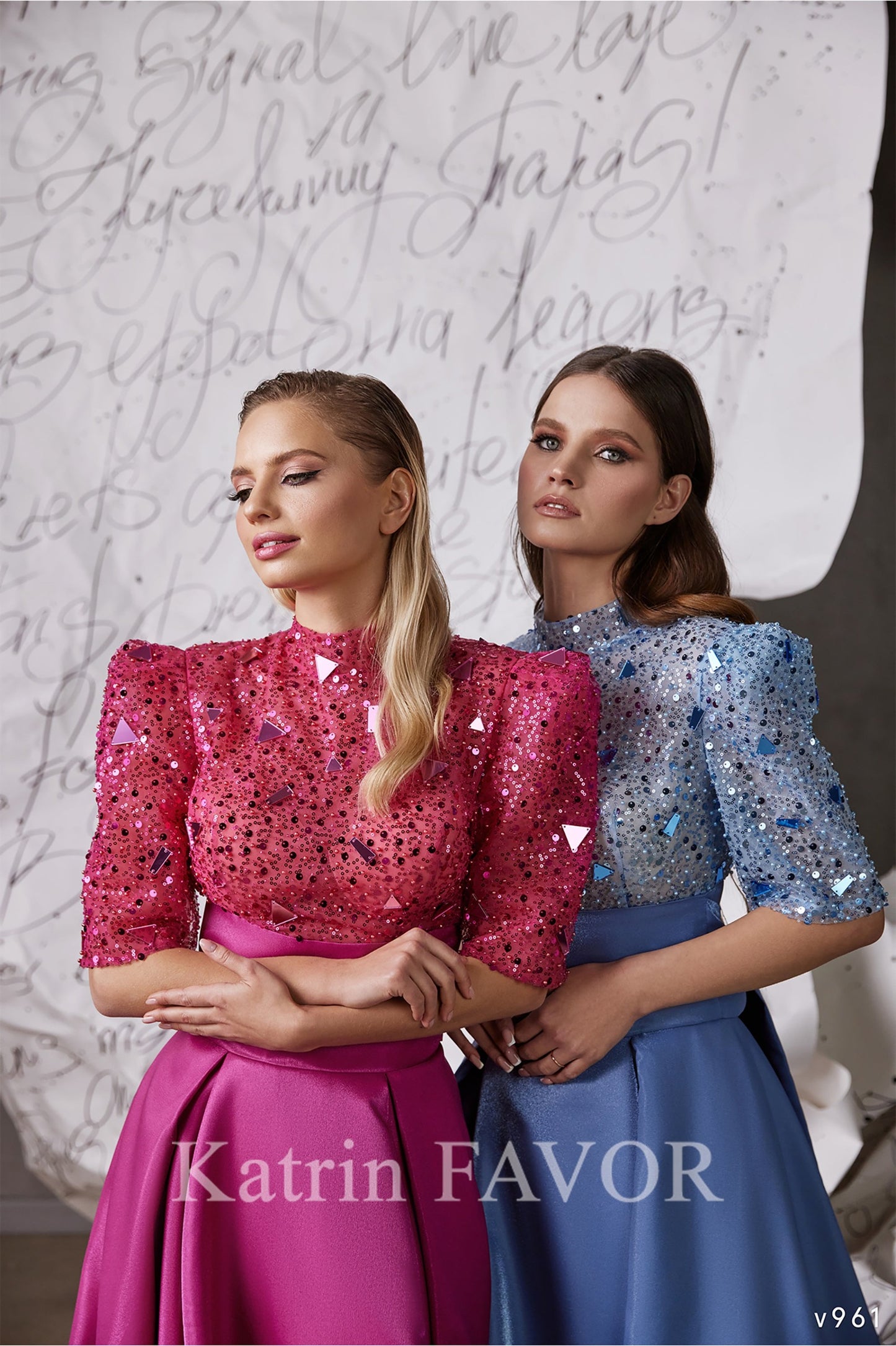 KatrinFAVORboutique-Unique bright prom dress long