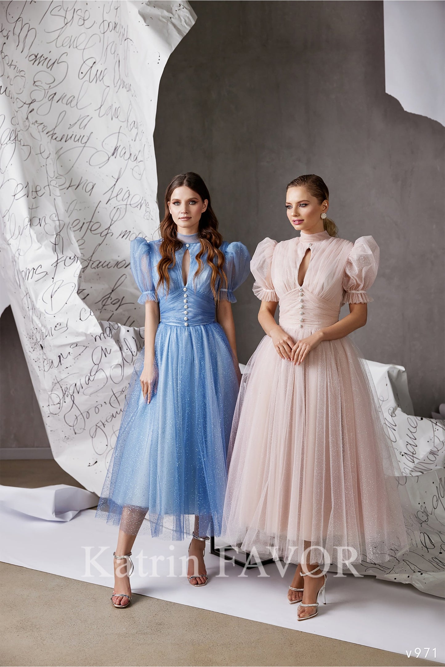 KatrinFAVORboutique-Sparkly tulle cocktail dress