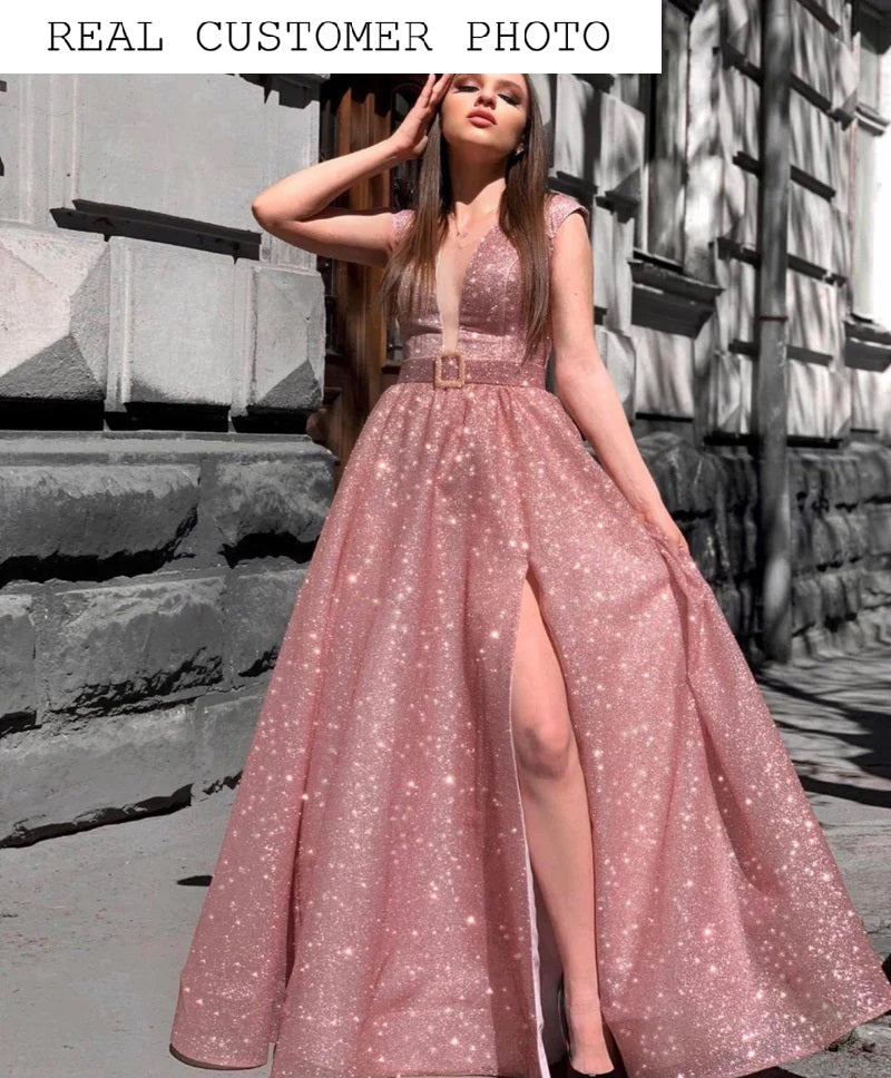 KatrinFAVORboutique-Gala dress open back Long party dresses with slits