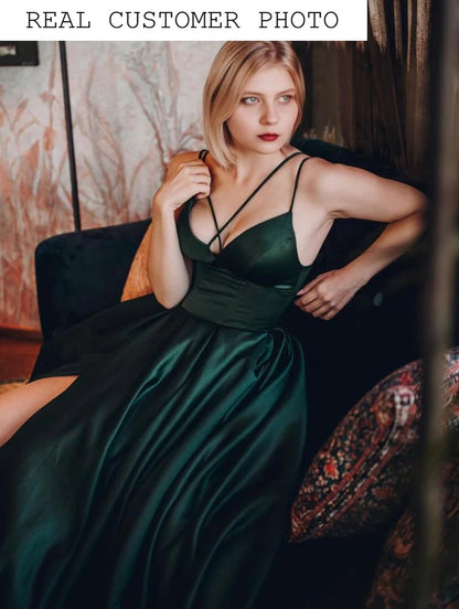 KatrinFAVORboutique-Spaghetti strap formal dress Fashion evening gowns 