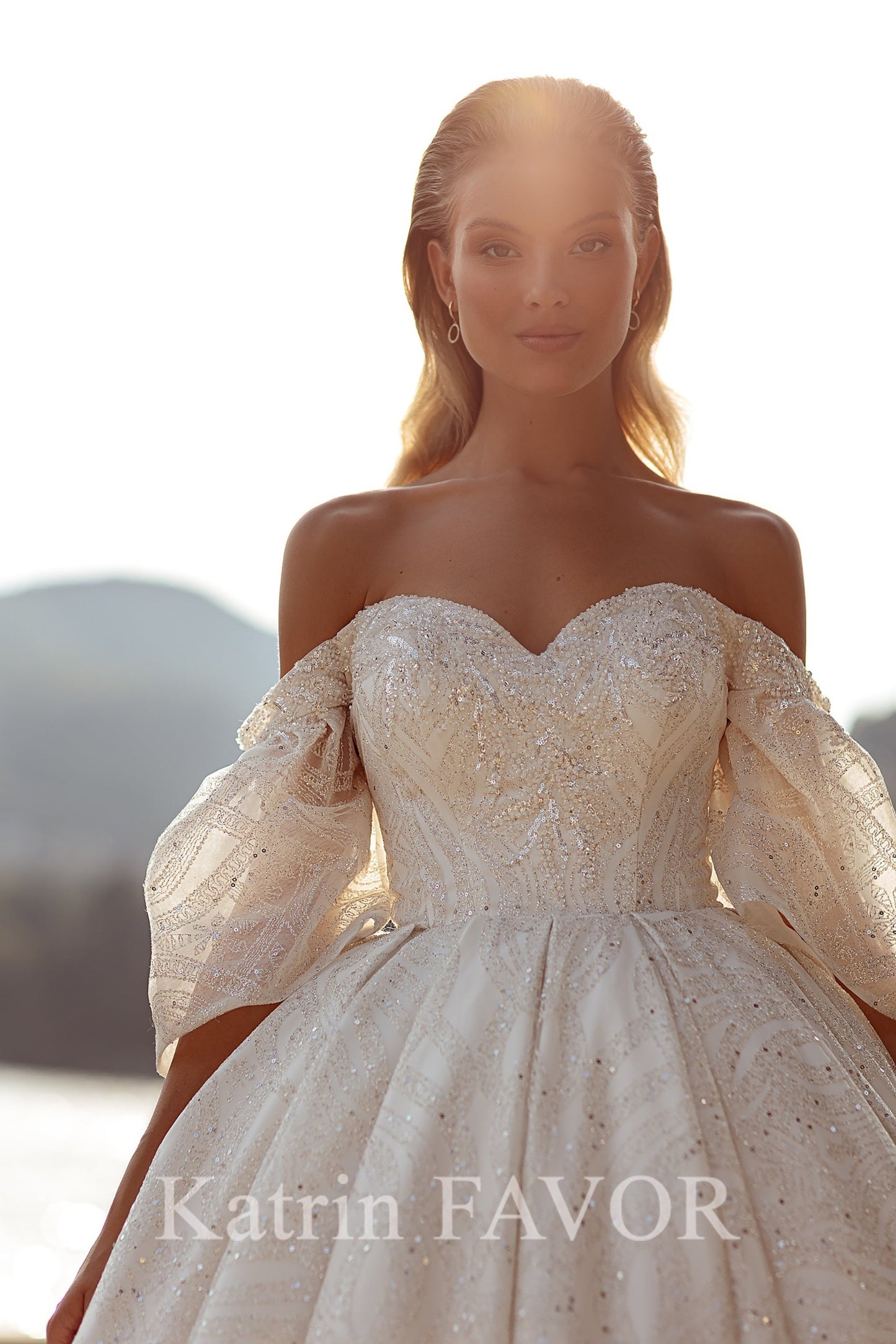 KatrinFAVORboutique-Princess ballgown sparkle wedding dress