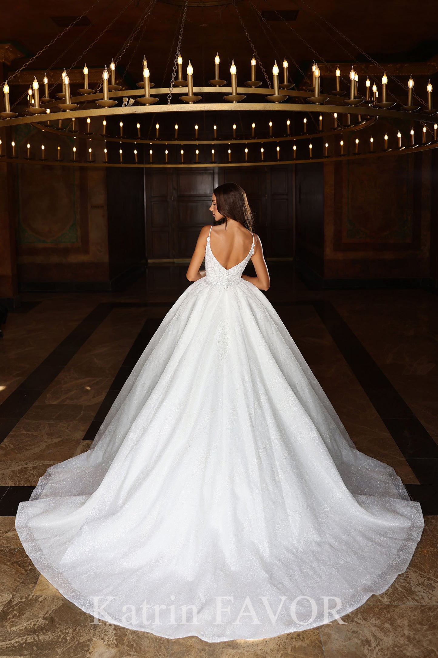 KatrinFAVORboutique-Sparkly glitter ballgown wedding dress