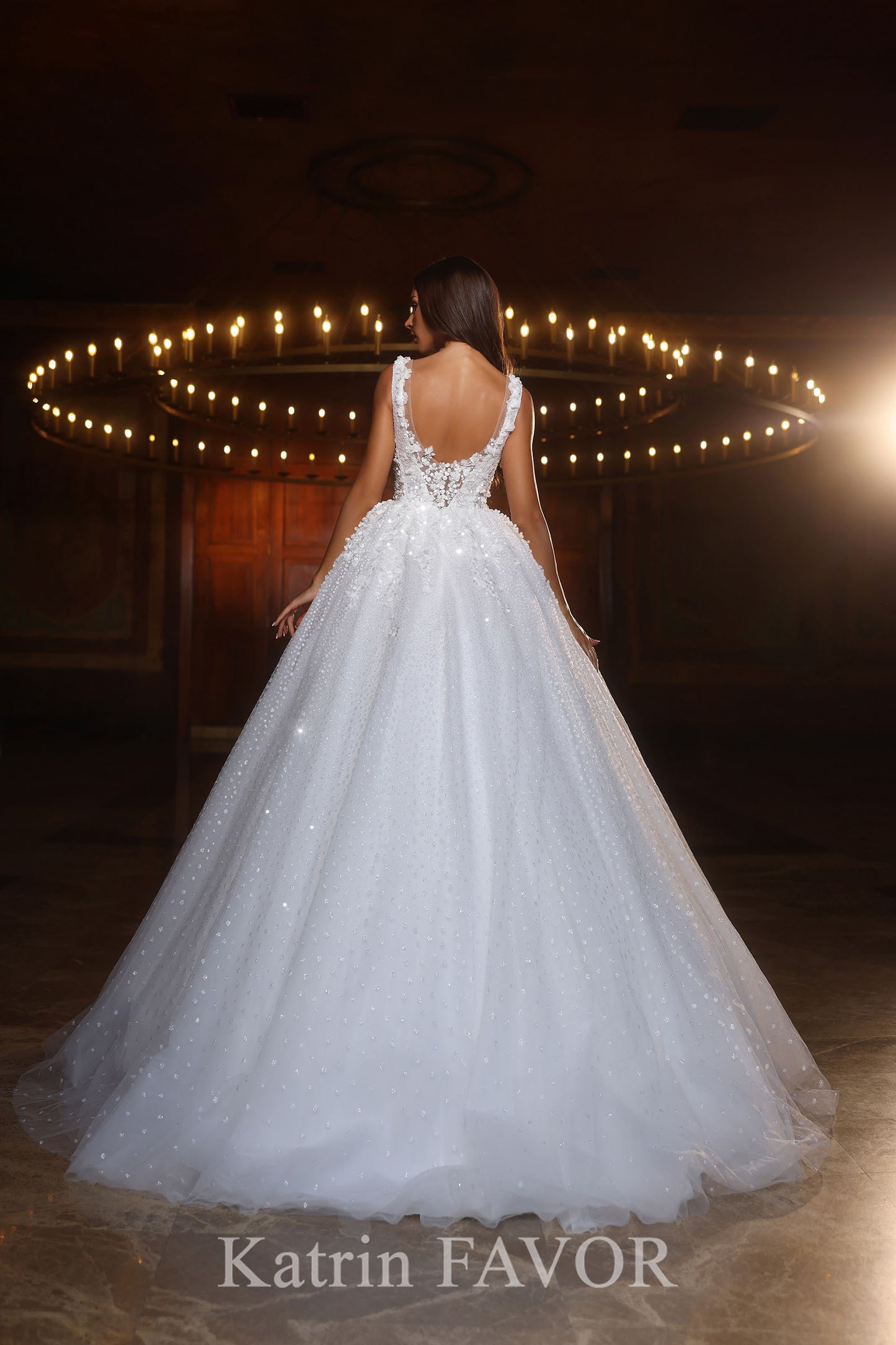 KatrinFAVORboutique-Sparkly tulle ballgown wedding dress