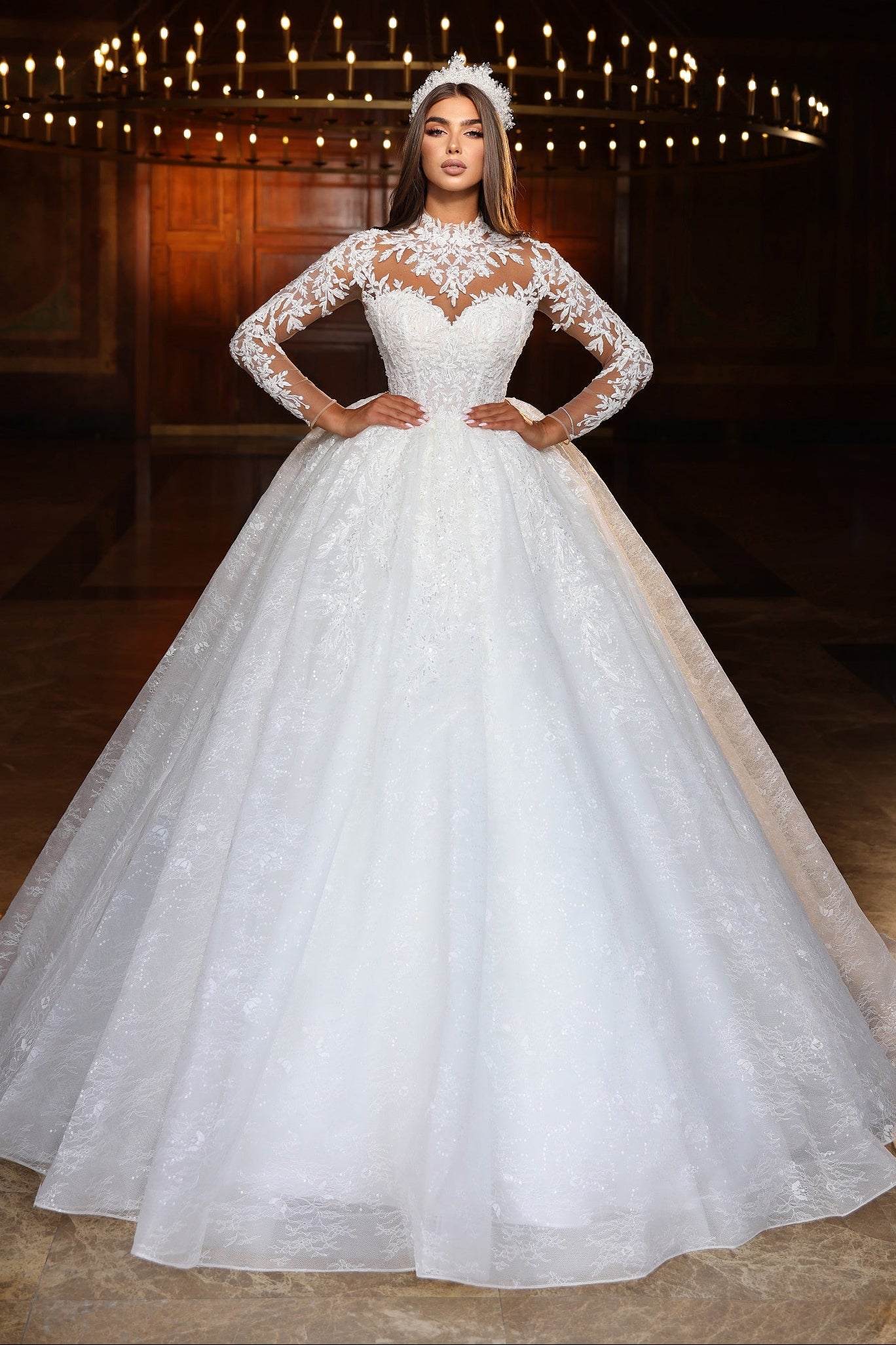 Ball gown wedding dresses princess | White bridal dress