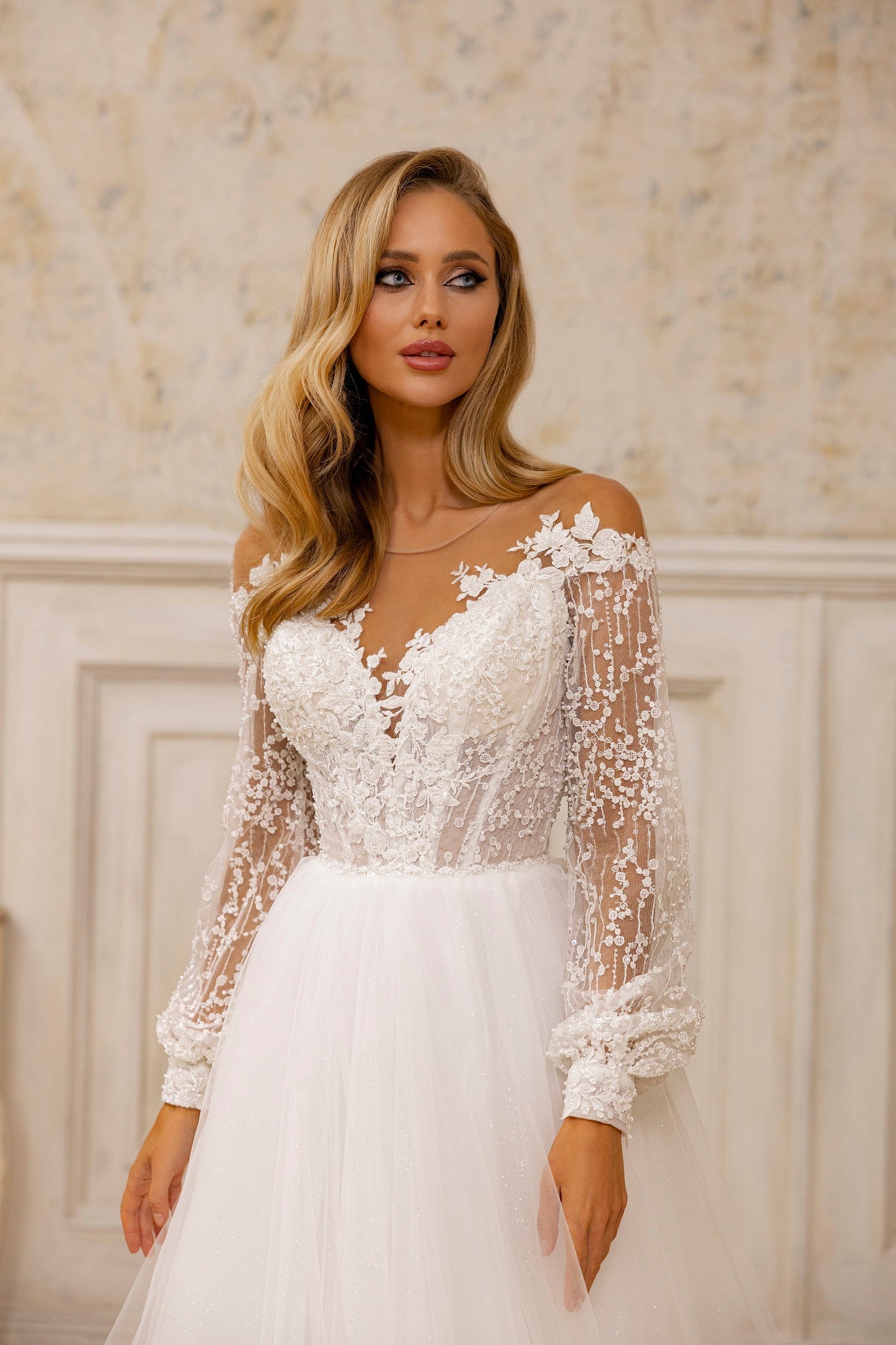 KatrinFAVORboutique-Rustic wedding wear Pretty a line wedding dresses