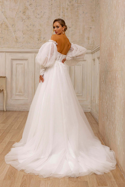 KatrinFAVORboutique-Sexy white wedding dress Outdoor beach wedding dresses