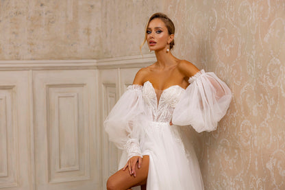 KatrinFAVORboutique-Sexy white wedding dress Outdoor beach wedding dresses