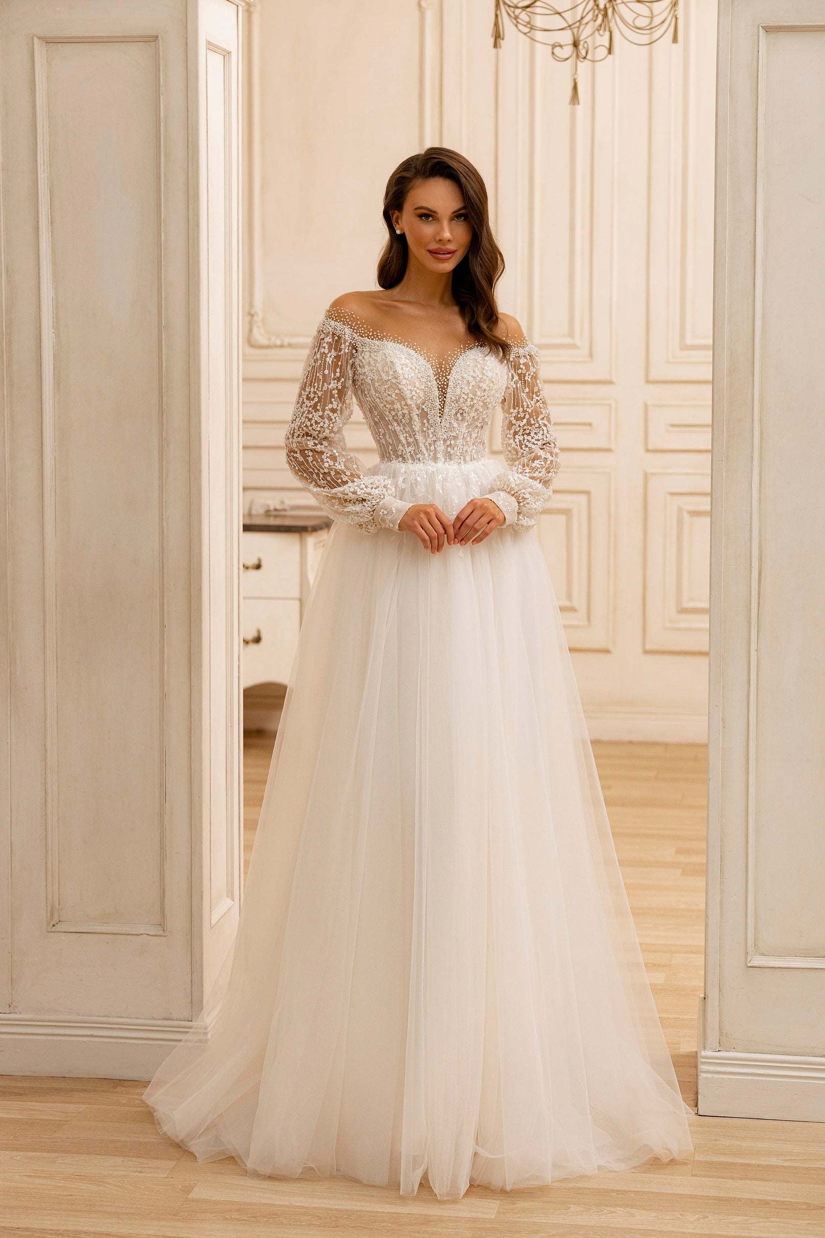 KatrinFAVORboutique-Plus size wedding dress Ivory rustic wedding dresses 