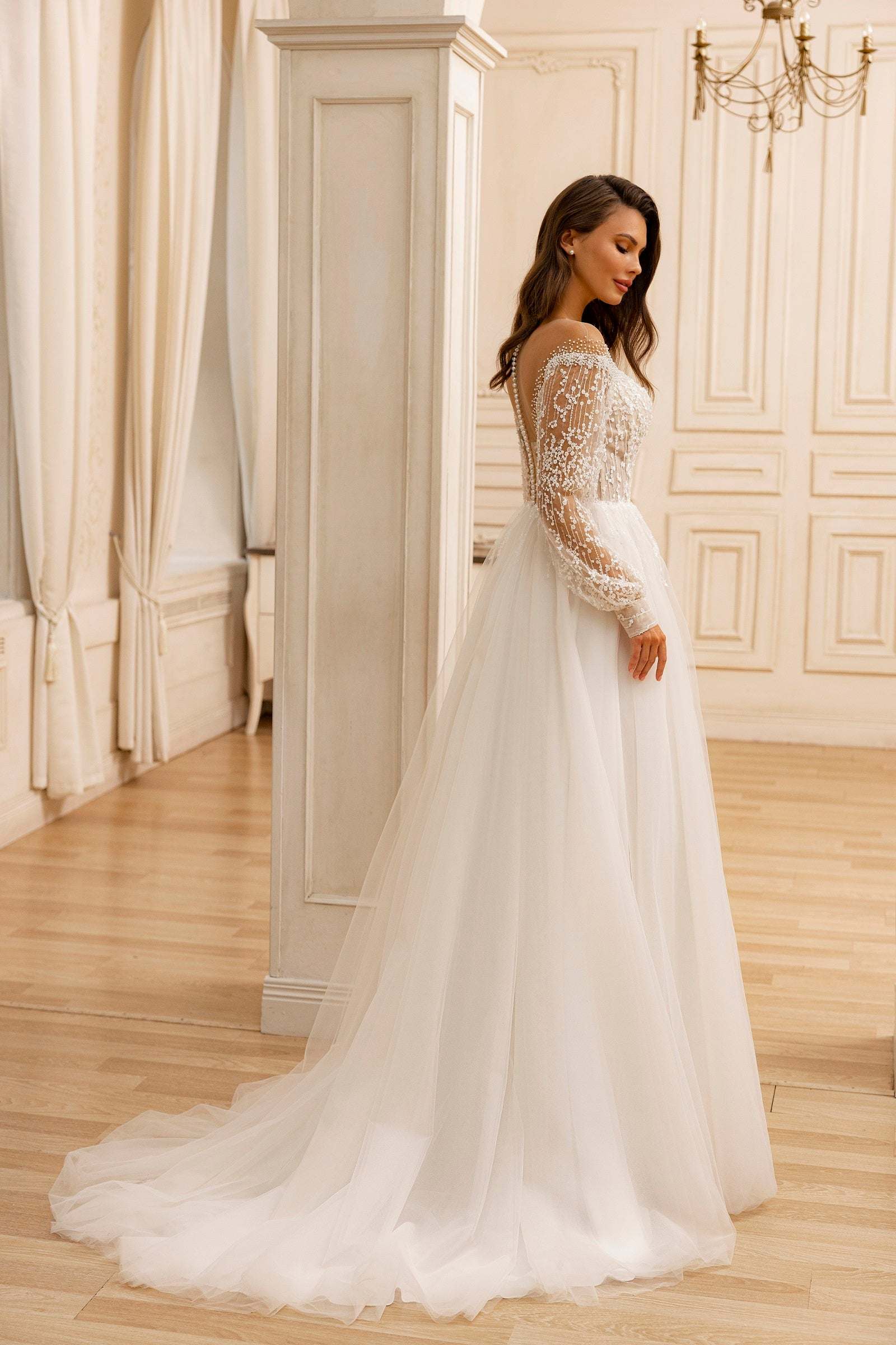 KatrinFAVORboutique-Plus size wedding dress Ivory rustic wedding dresses 