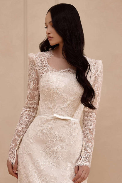 Long sleeve lace bridal gown | Christian wedding gowns | KatrinFAVOR Katrin FAVOR boutique Long sleeve lace bridal gown | Christian wedding gowns | KatrinFAVOR Katrin FAVOR boutique