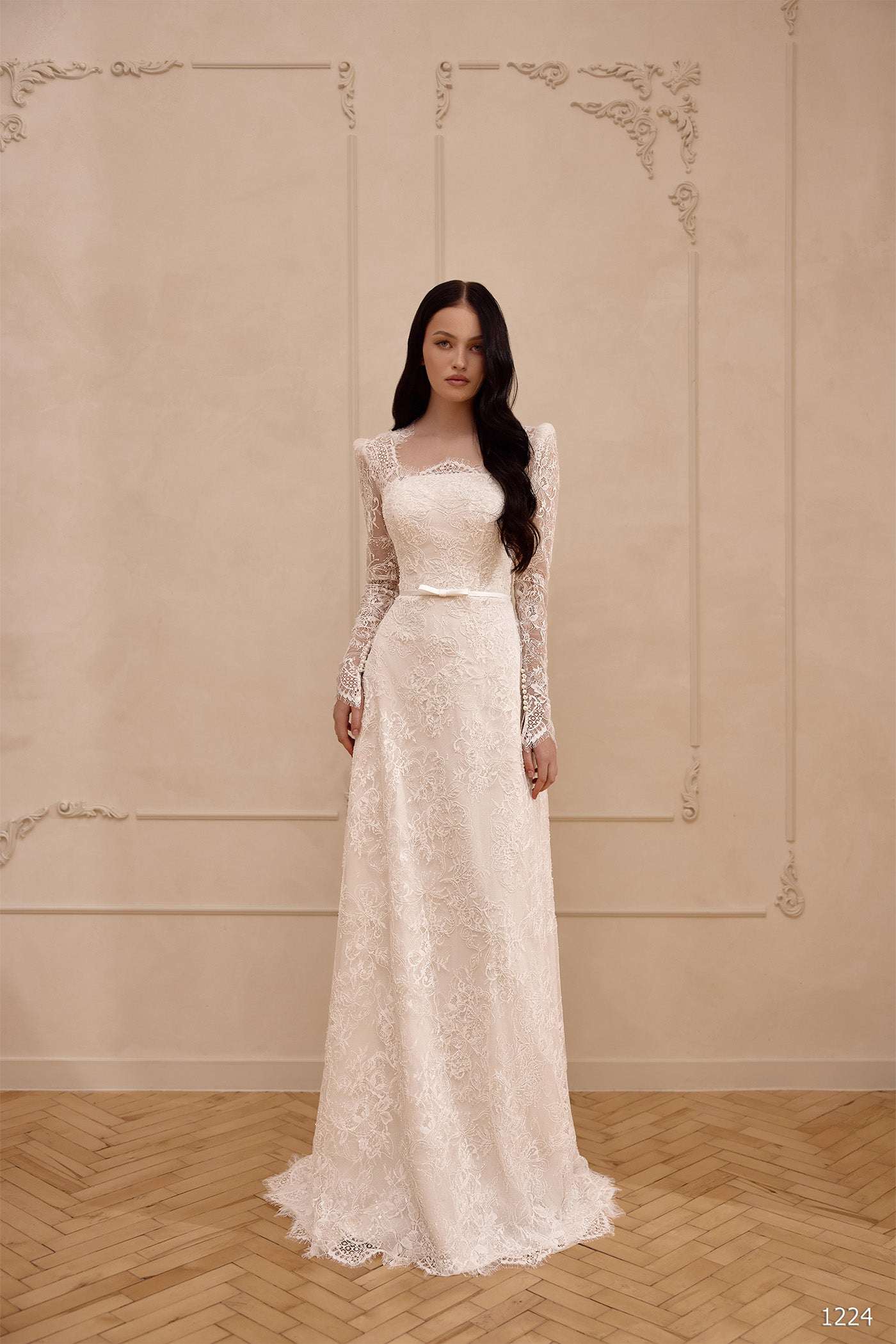 Long Sleeve Lace Bridal Gown | Christian Wedding Gowns | KatrinFAVOR As On Photo / 18 Long Sleeve Lace Bridal Gown | Christian Wedding Gowns | KatrinFAVOR As On Photo / 18