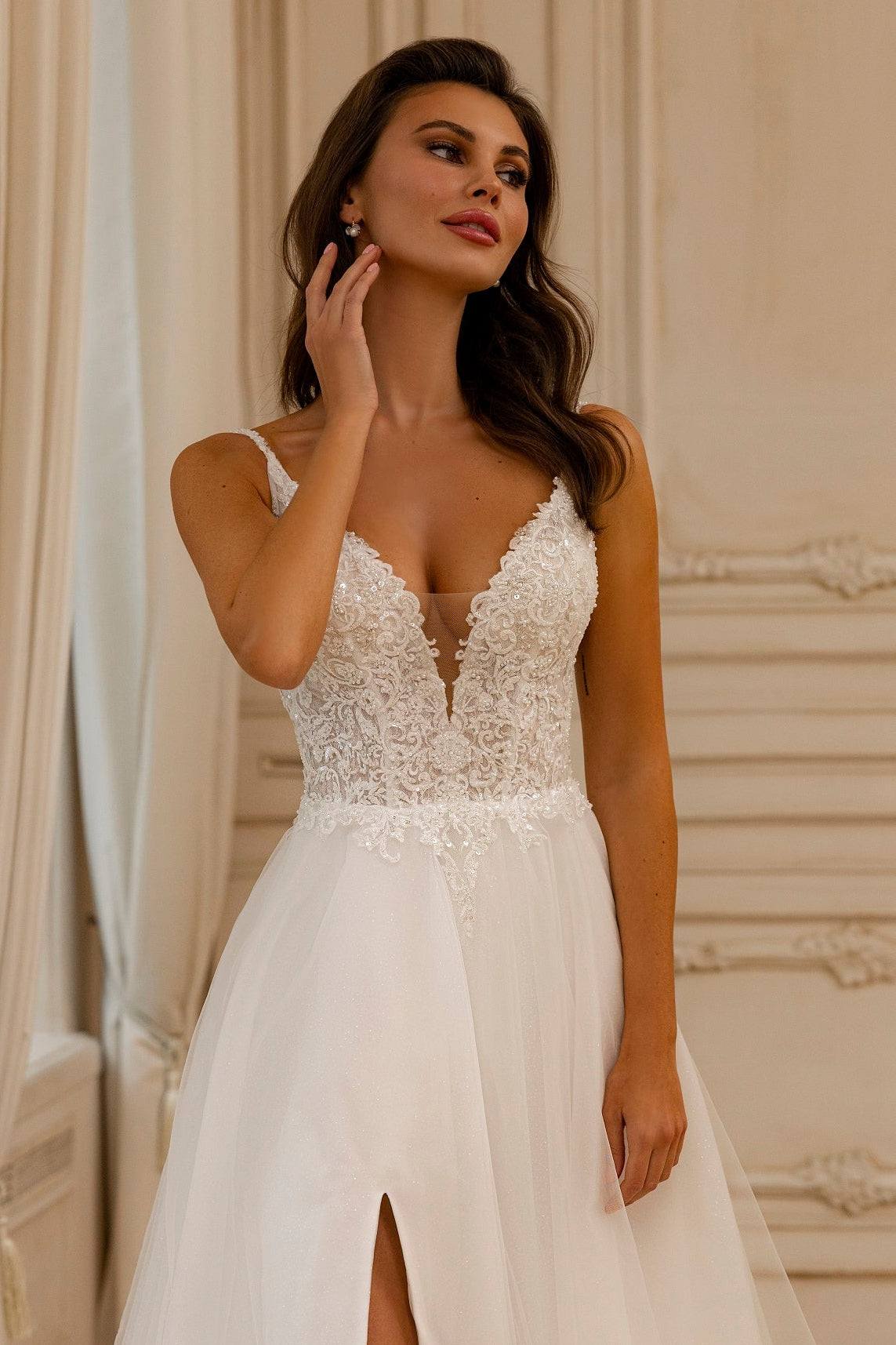 KatrinFAVORboutique-Beach elopement dress Affordable bridal dresses online 