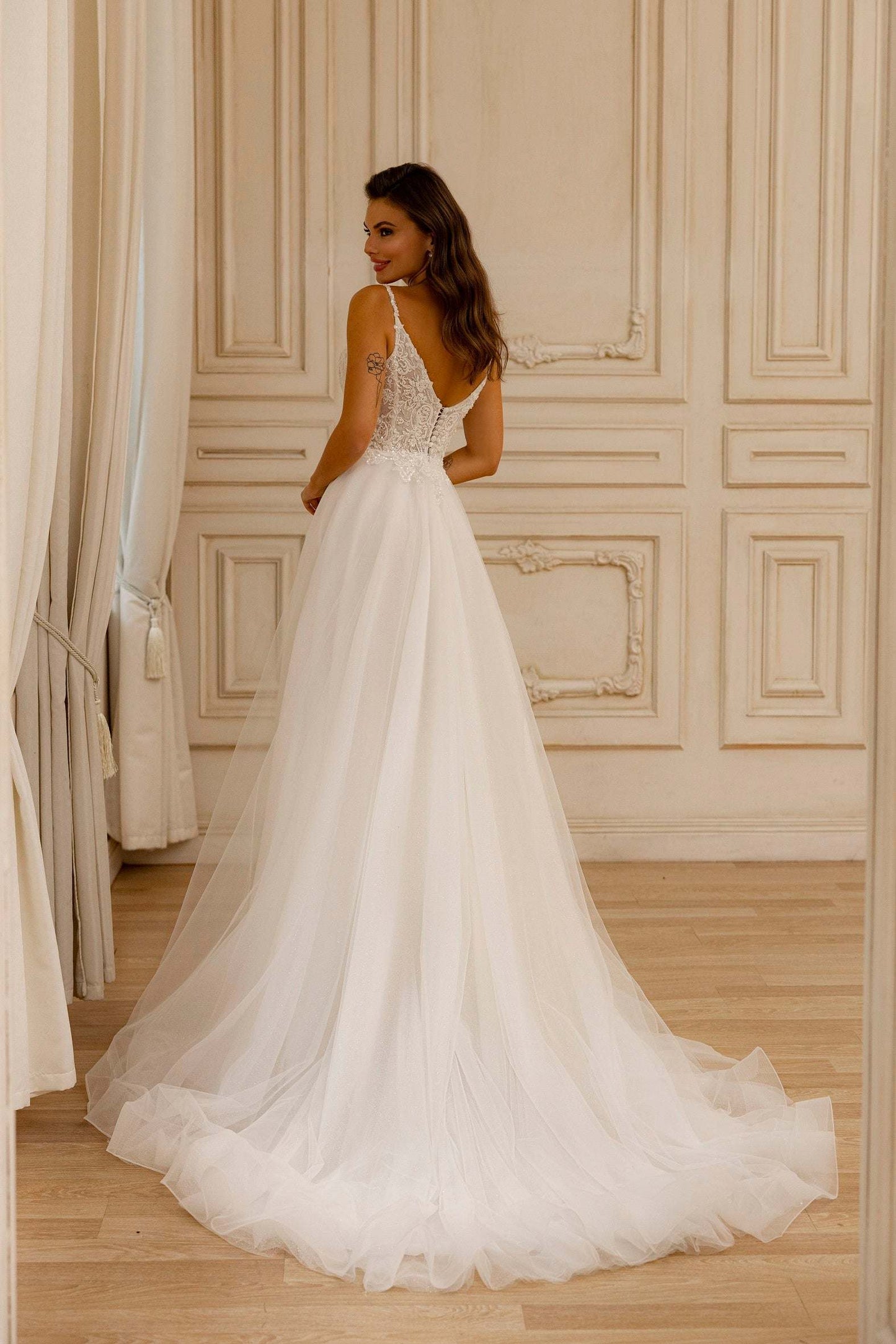 KatrinFAVORboutique-Beach elopement dress Affordable bridal dresses online 