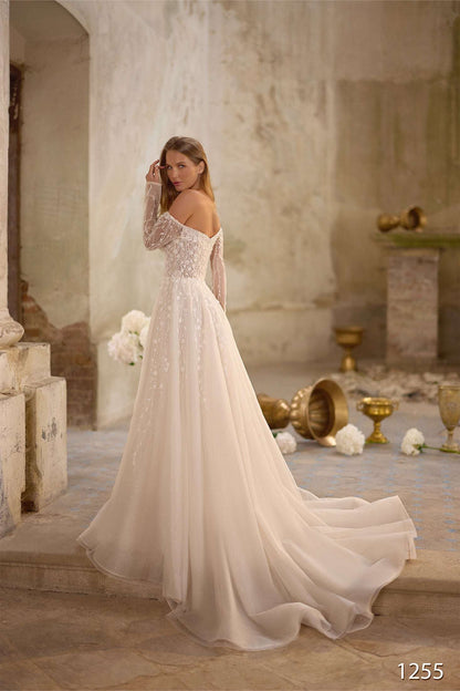 KatrinFAVORboutique-Off the shoulder wedding dress sleeves Wedding attires 