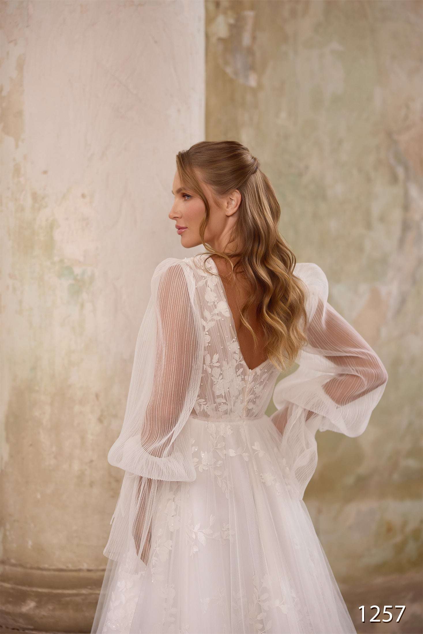 KatrinFAVORboutique-Boho style wedding gown Cute spring wedding dresses