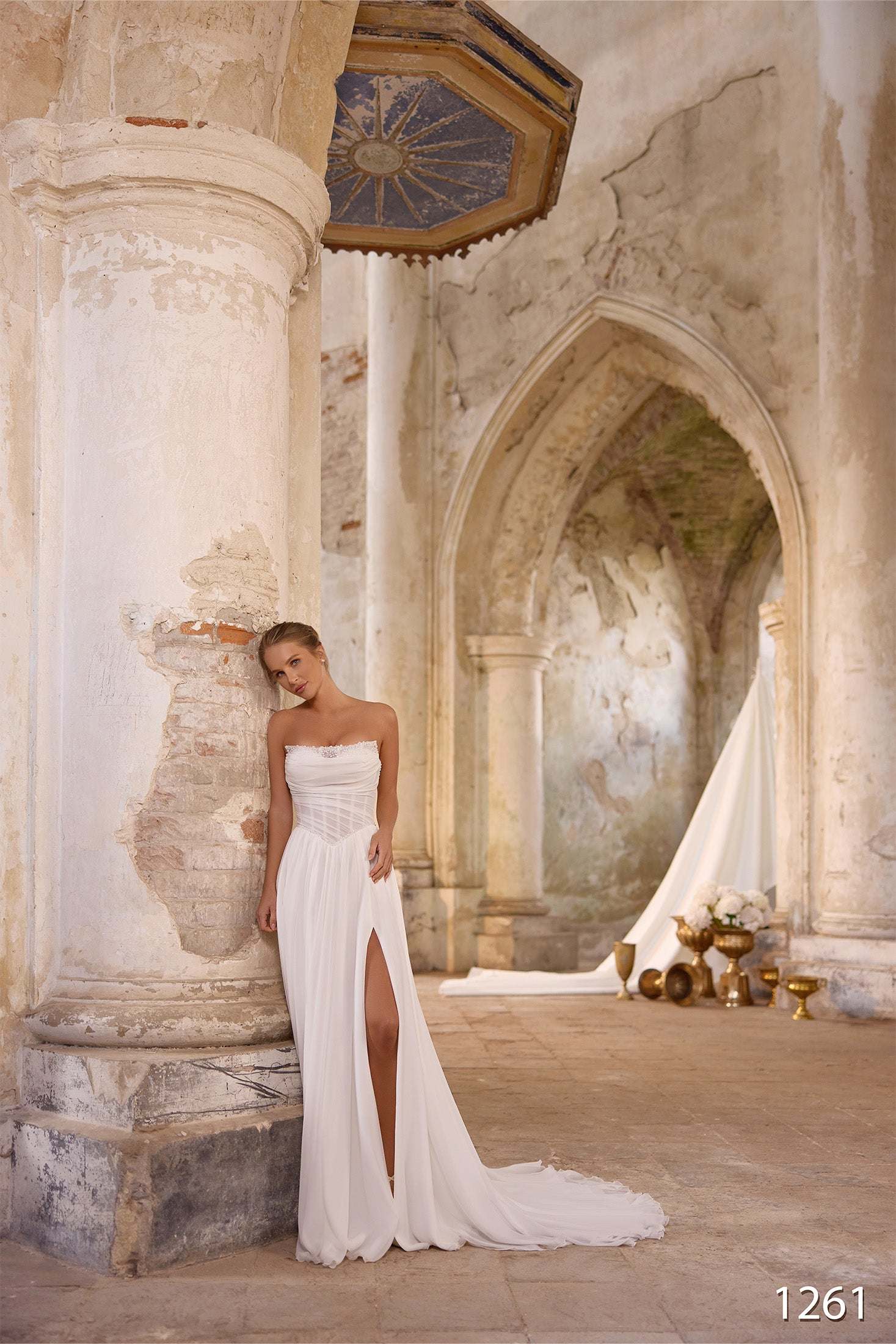 KatrinFAVORboutique-Wedding gown chiffon Affordable beach wedding dresses