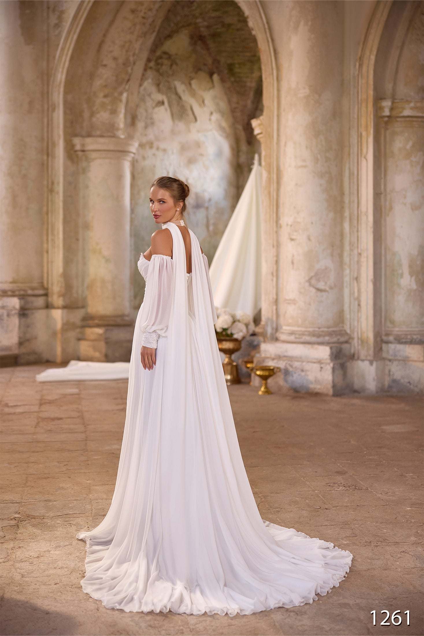KatrinFAVORboutique-Wedding gown chiffon Affordable beach wedding dresses