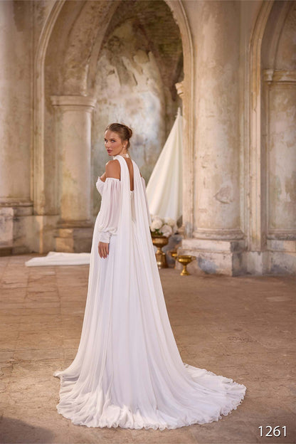 KatrinFAVORboutique-Wedding gown chiffon Affordable beach wedding dresses