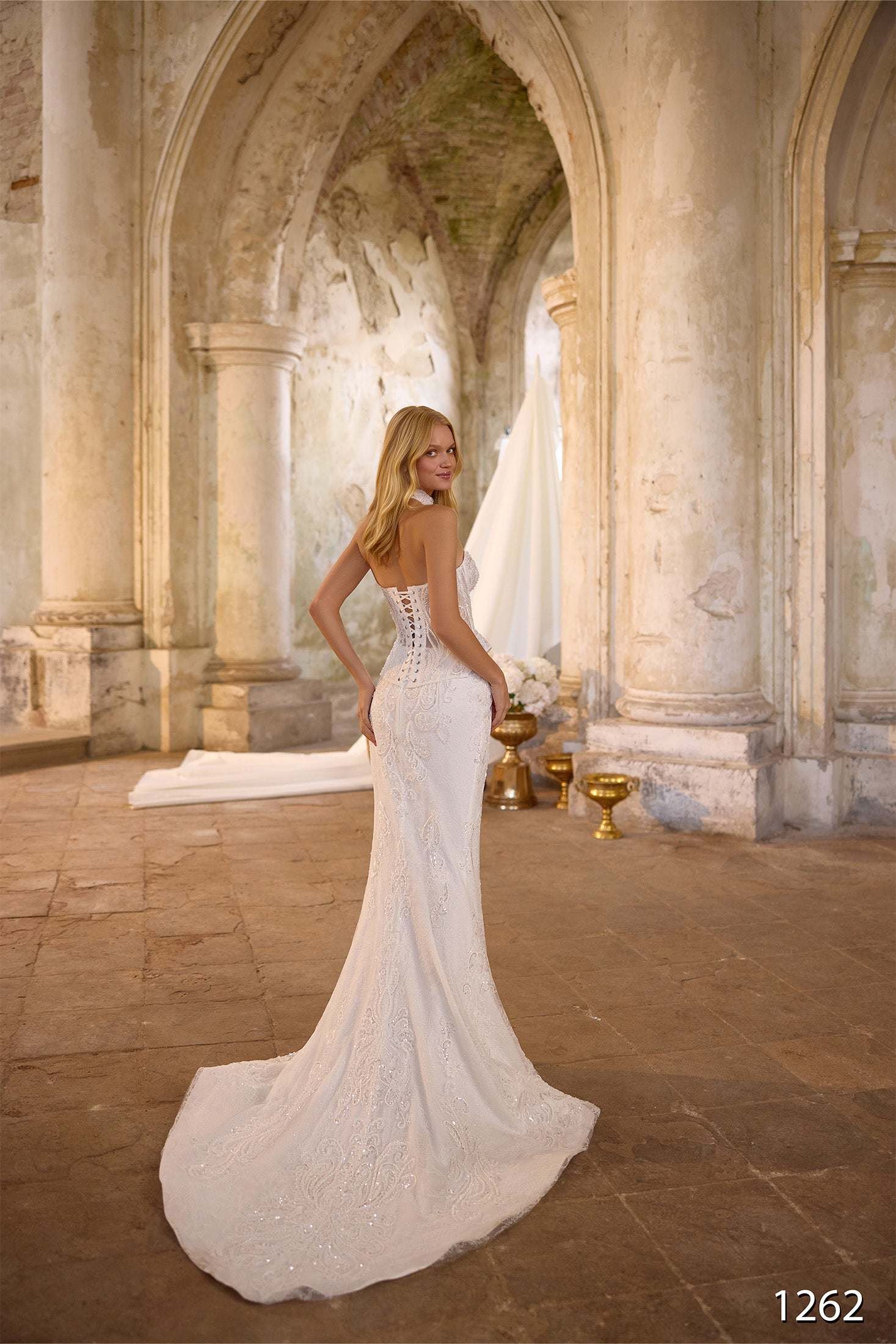 KatrinFAVORboutique-Bridal two piece set Modern wedding dress styles 