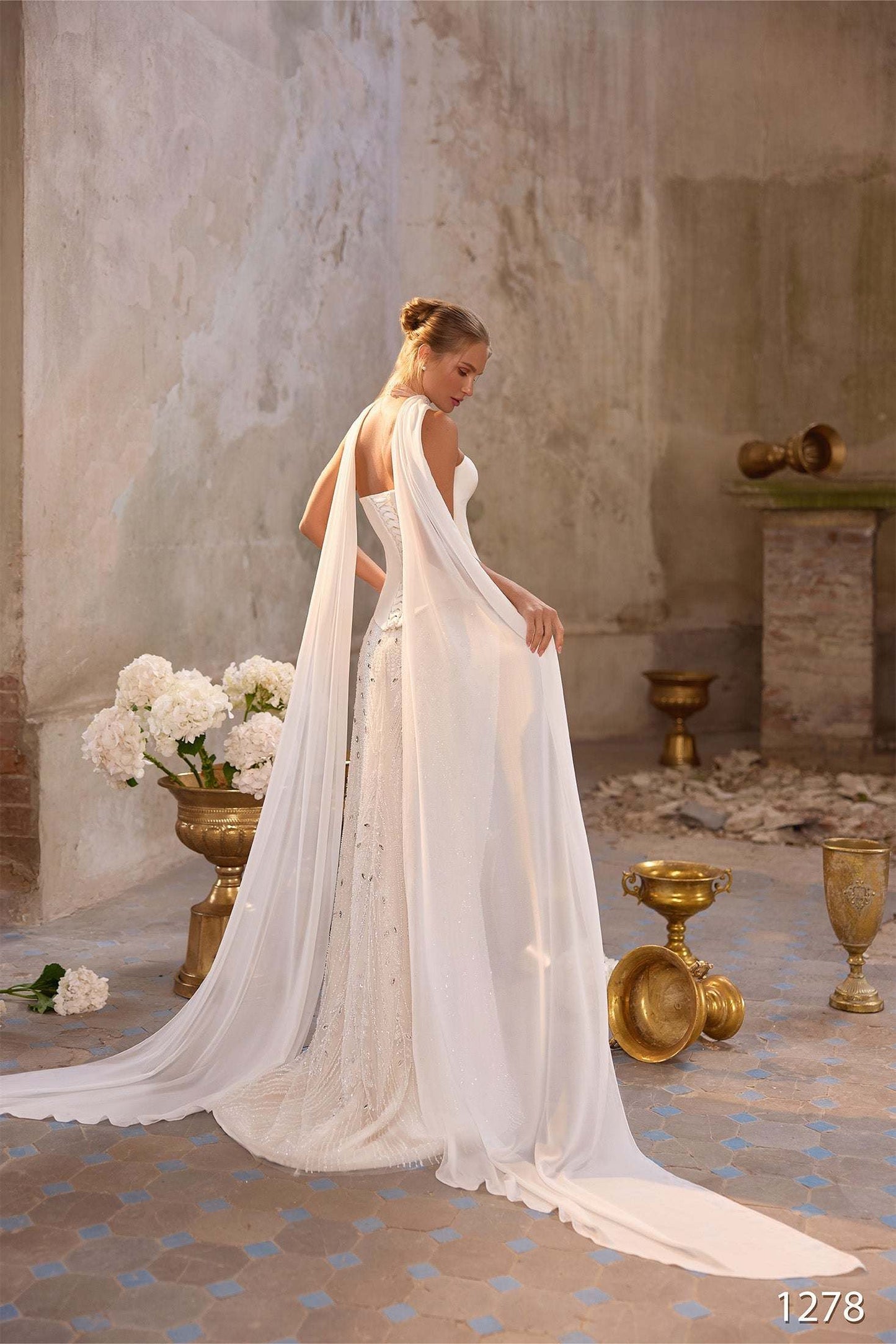 KatrinFAVORboutique-Convertible Wedding Dress with Corset and Detachable Skirt