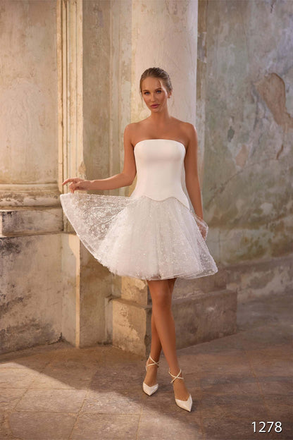 KatrinFAVORboutique-Convertible Wedding Dress with Corset and Detachable Skirt