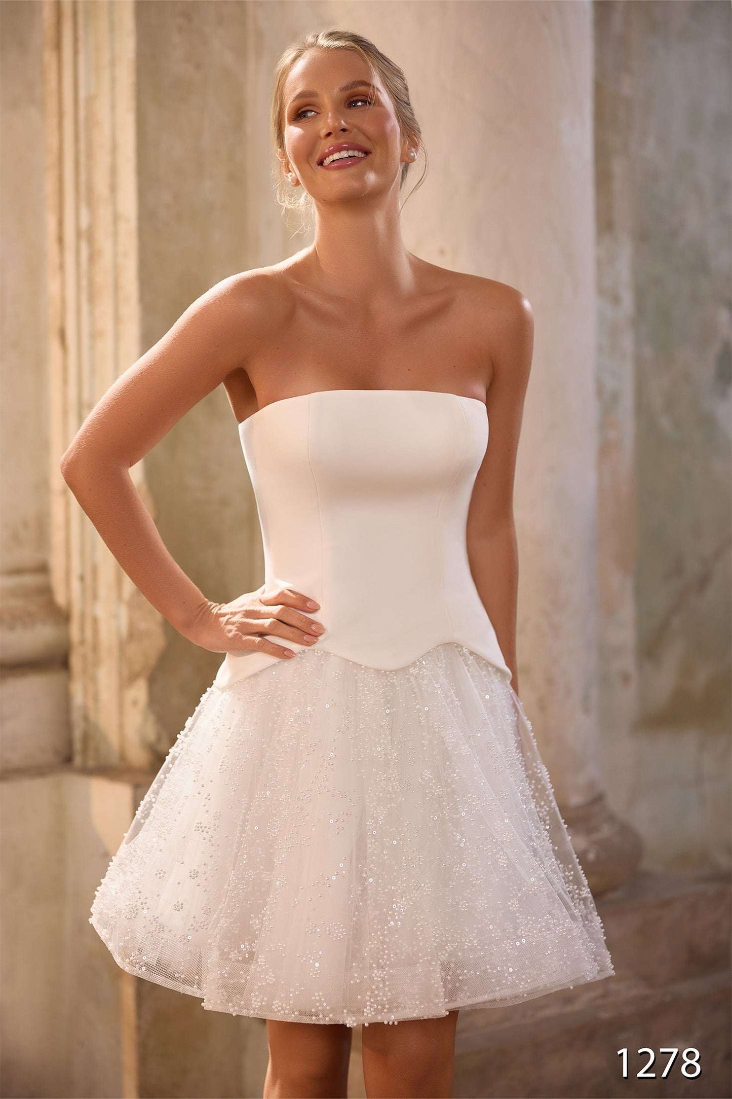 KatrinFAVORboutique-Convertible Wedding Dress with Corset and Detachable Skirt