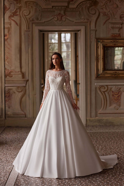 modest corset wedding dresses Modest Wedding Dresses