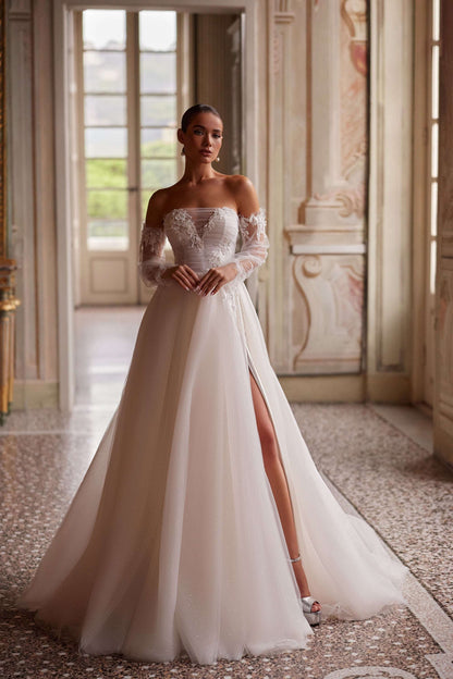 KatrinFAVORboutique-Corset wedding dress Modern unique wedding dresses