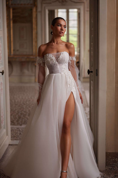 KatrinFAVORboutique-Corset wedding dress Modern unique wedding dresses