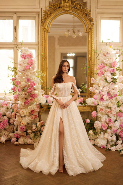 KatrinFAVORboutique-Sparkly wedding gown Midi and maxi dresses for wedding