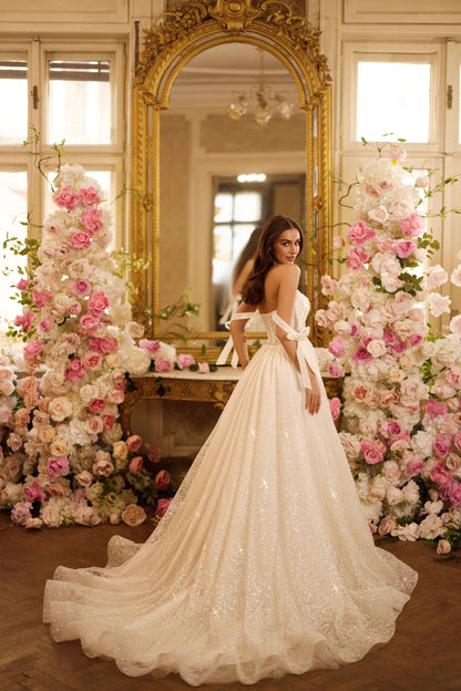 KatrinFAVORboutique-Sparkly wedding gown Midi and maxi dresses for wedding